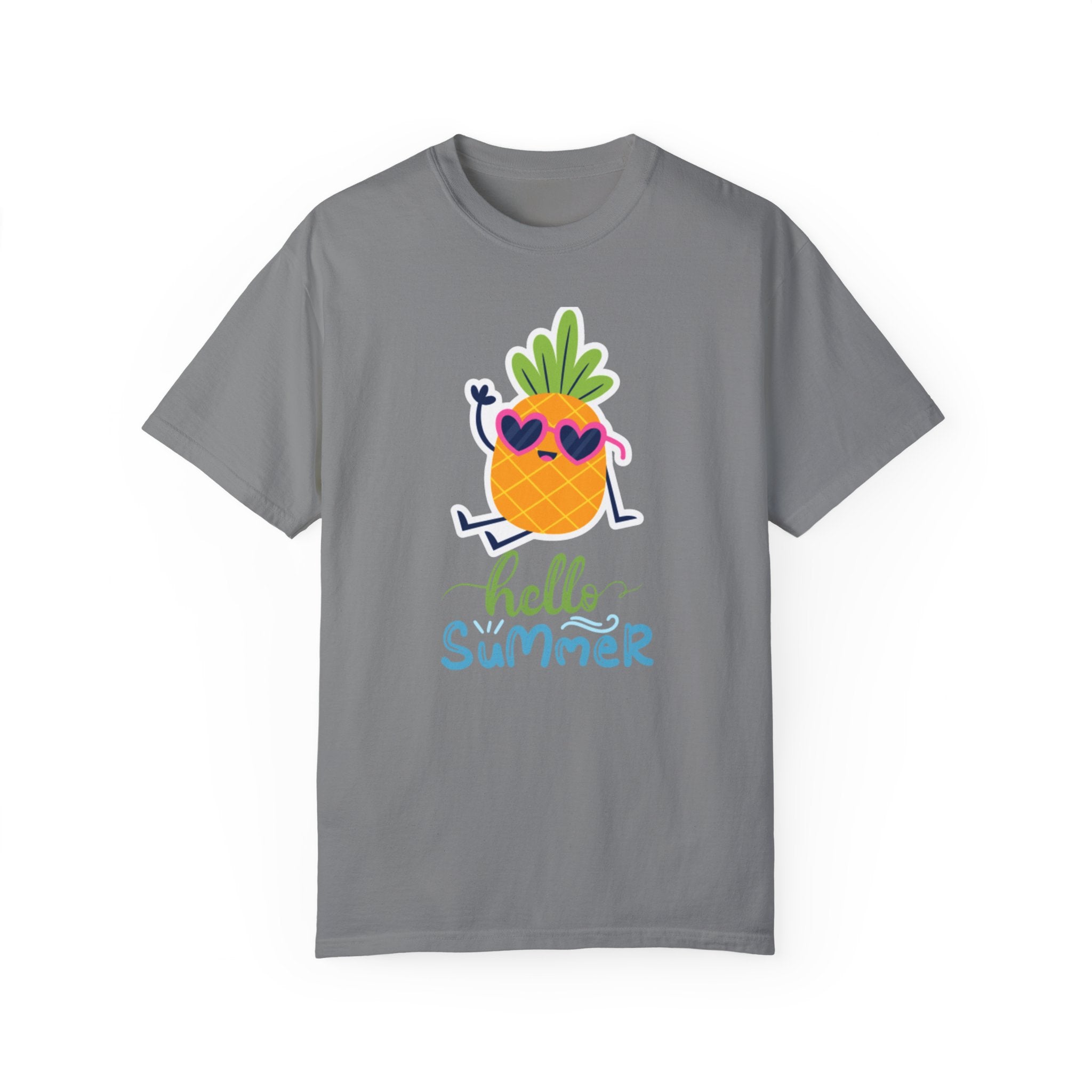 Hello Summer Fun Unisex Garment-Dyed T-shirt