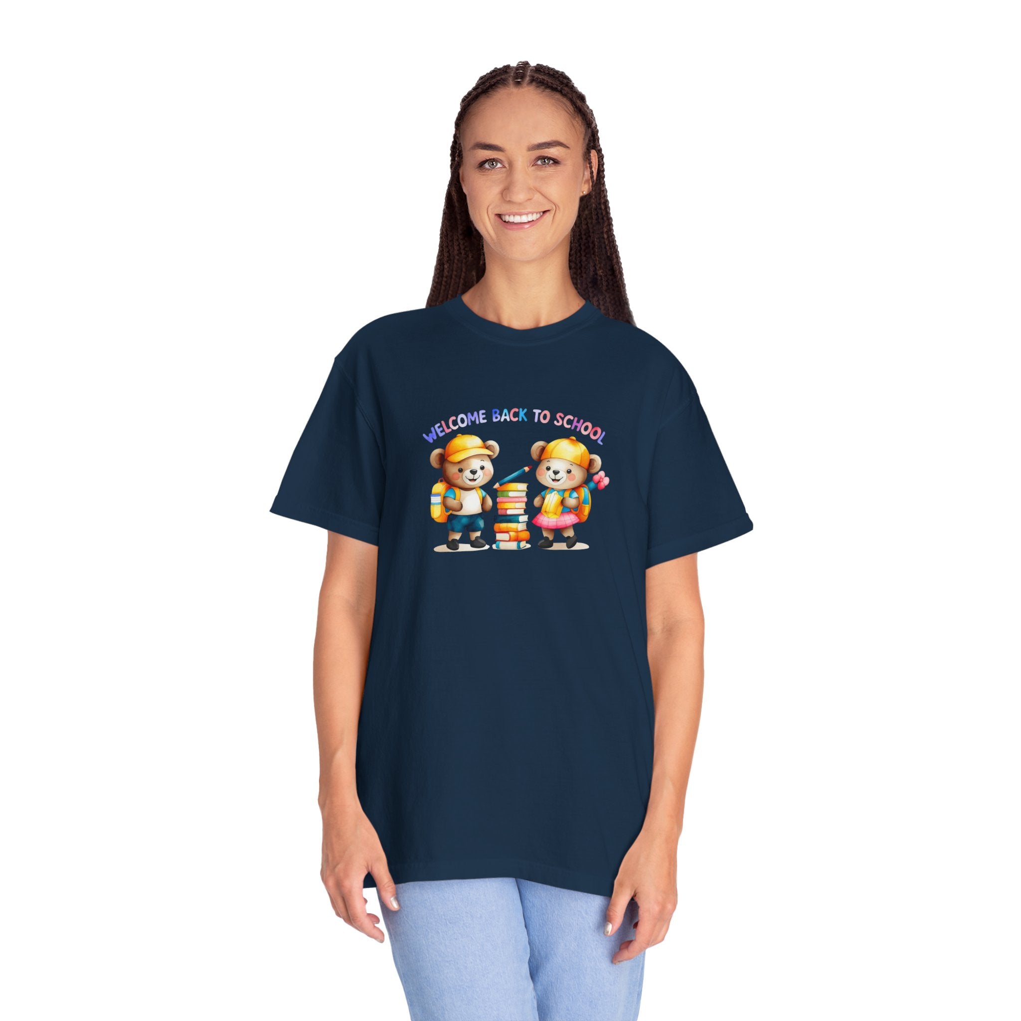 Welcome Back to School Unisex Garment-Dyed T-Shirt