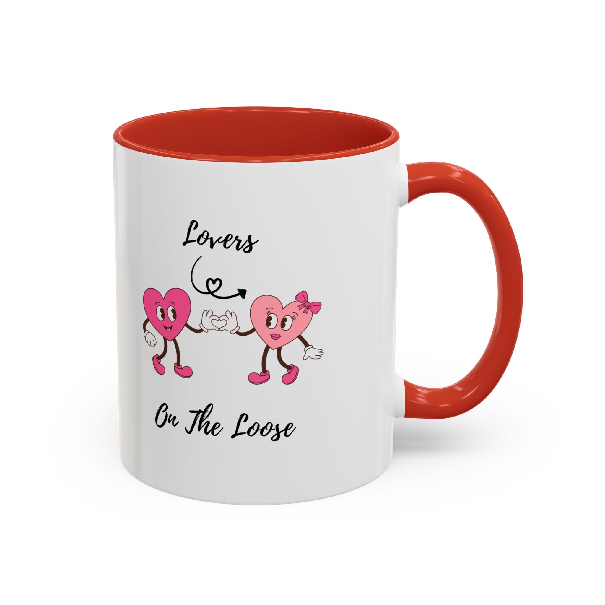 Lovers On The Loose Accent Coffee Mug (11, 15oz)