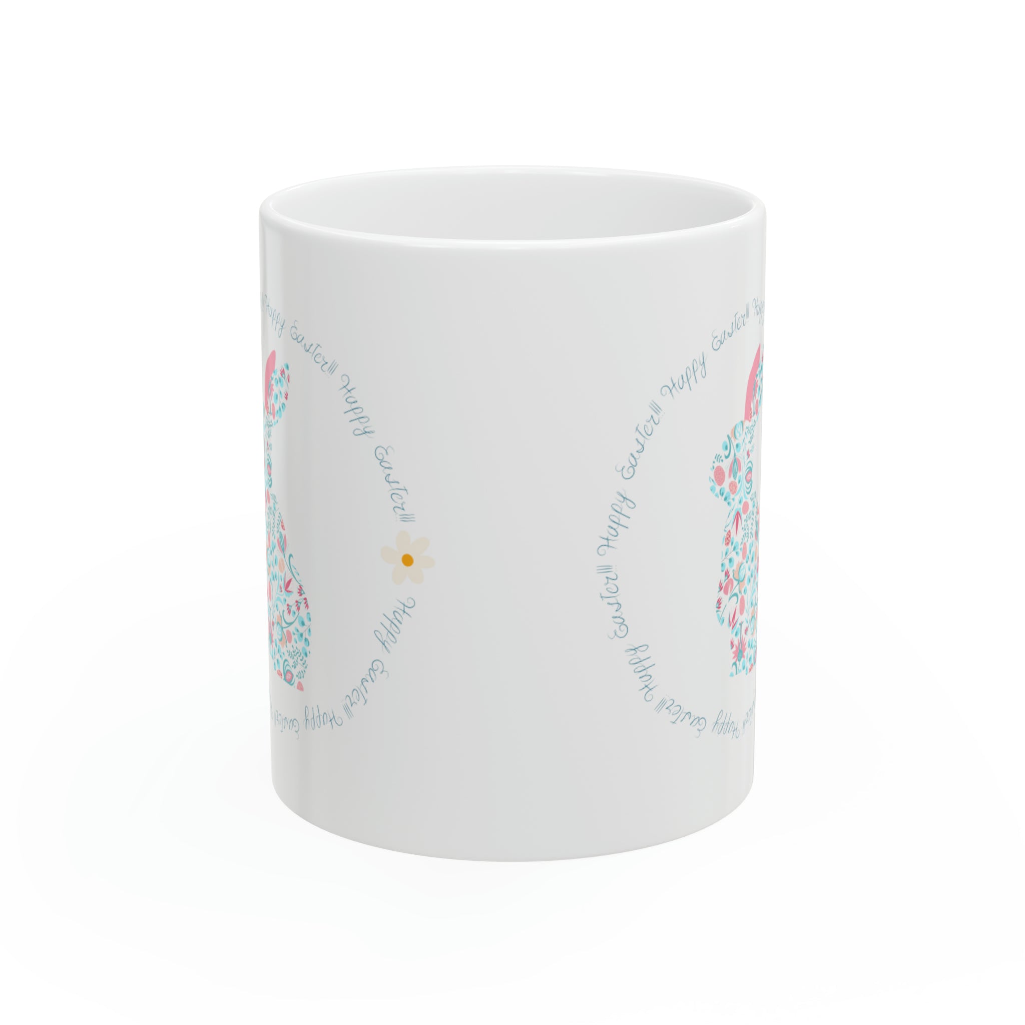 Happy Easter Rabbit Day Ceramic Mug, 11oz