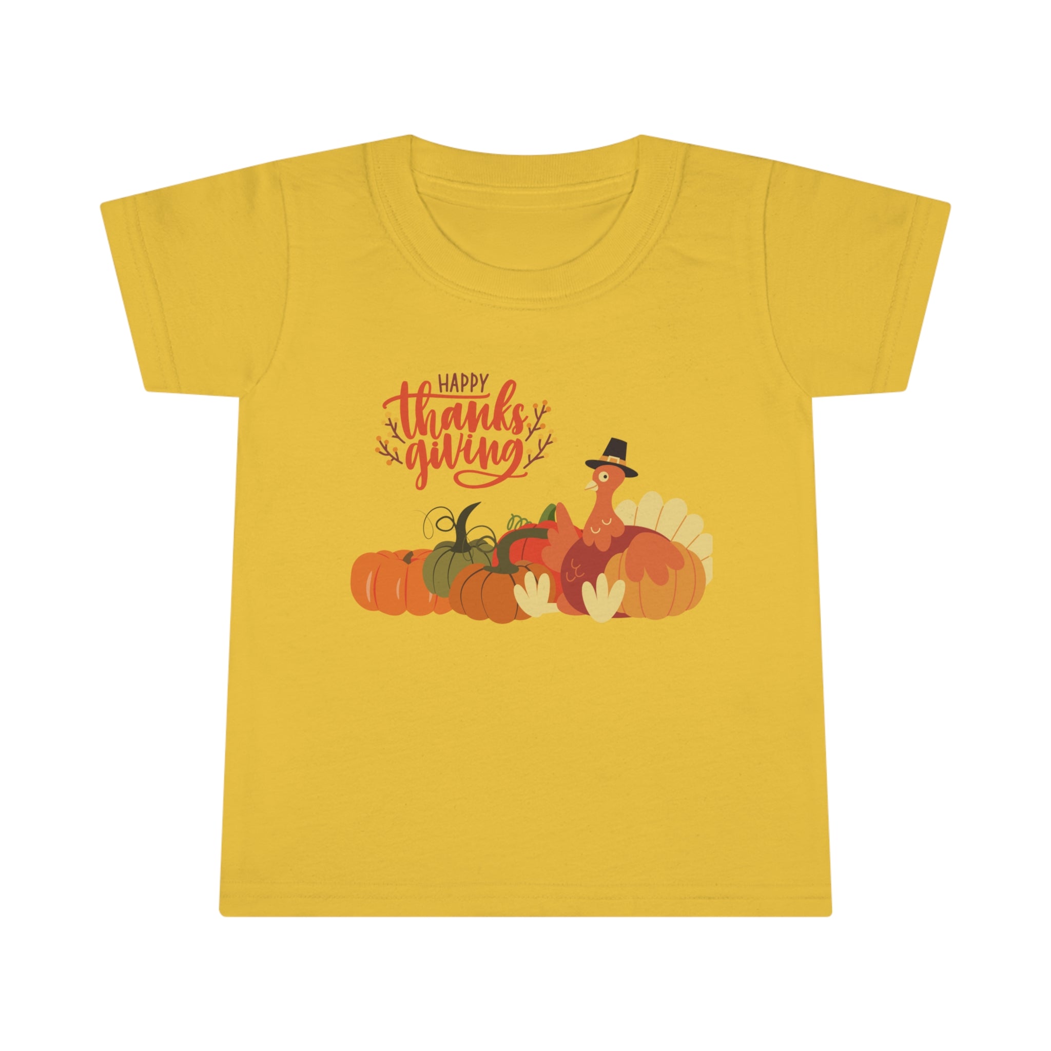 Happy Thanksgiving Turkey Toddler T-shirt