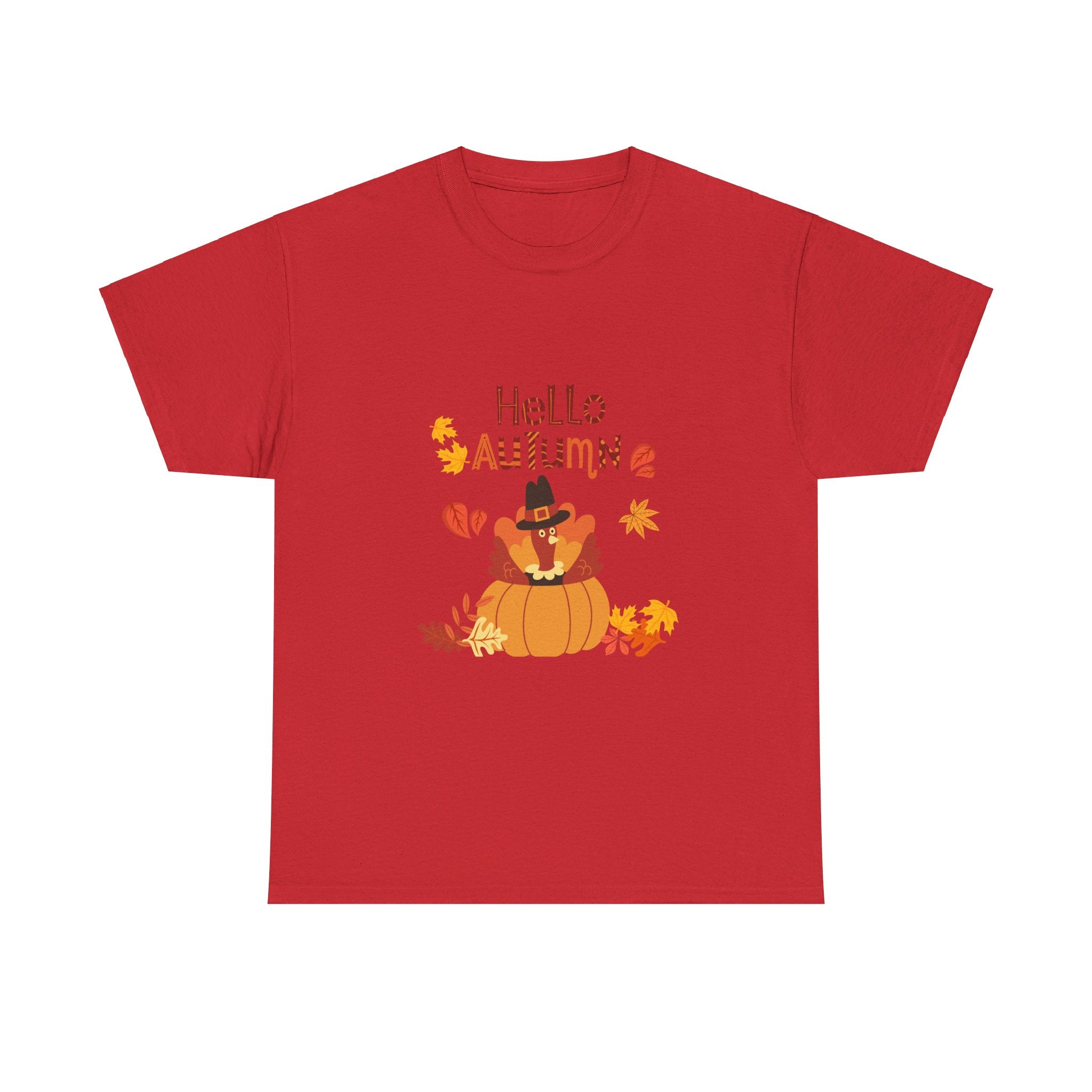 Hello Autumn Unisex Heavy Cotton Tee