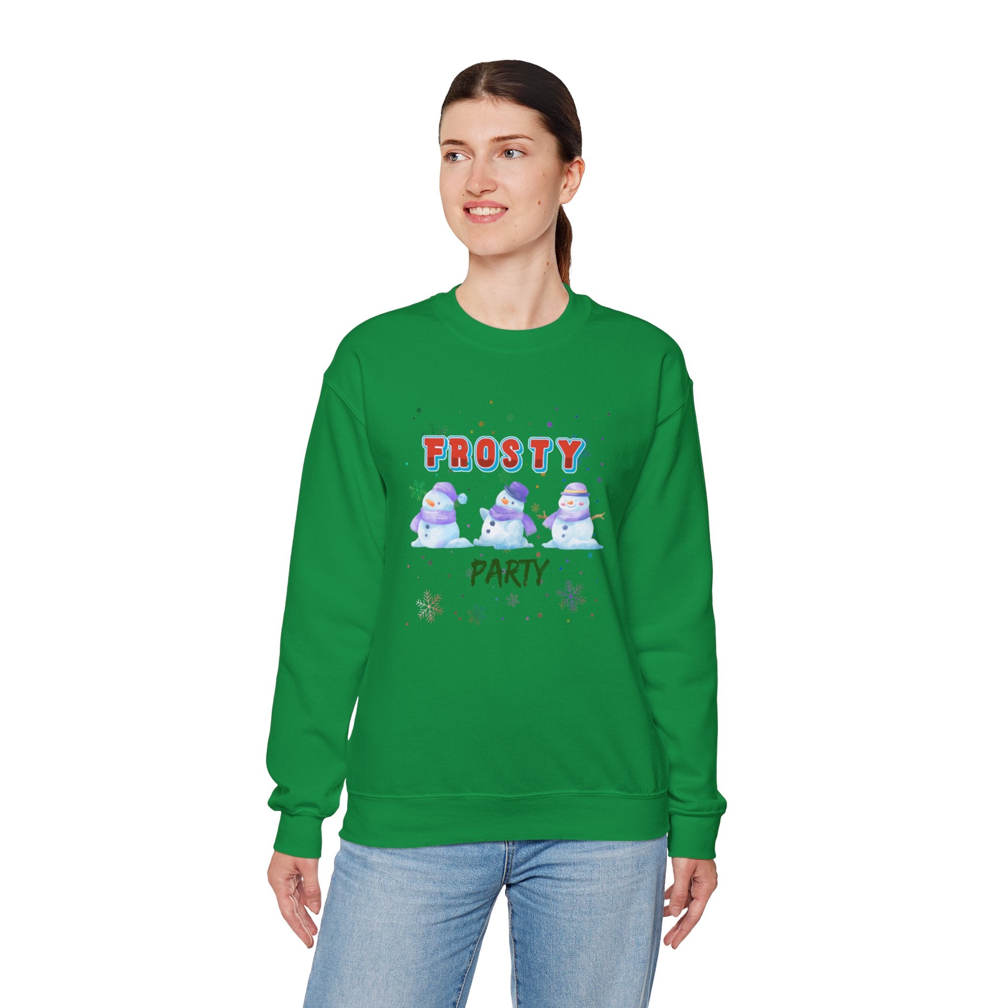 Frosty Party Unisex Heavy Blend™ Crewneck Sweatshirt