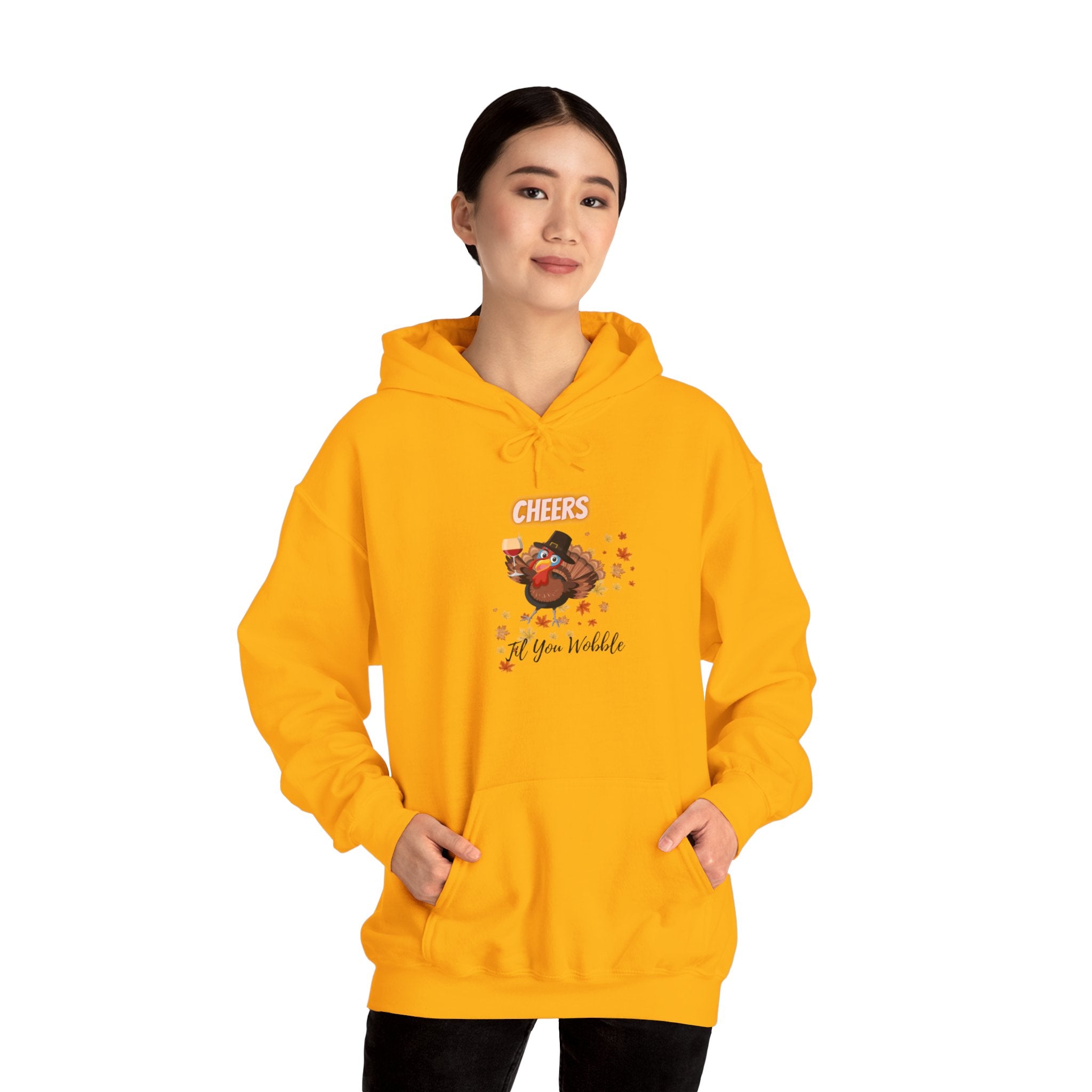 Cheers Til You Wobble Unisex Heavy Blend™ Hooded Sweatshirt