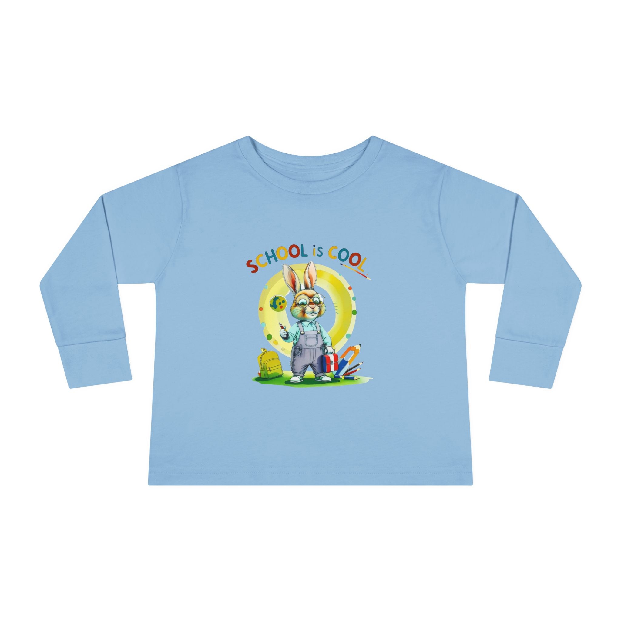 School is Cool Toddler Long Sleeve Tee