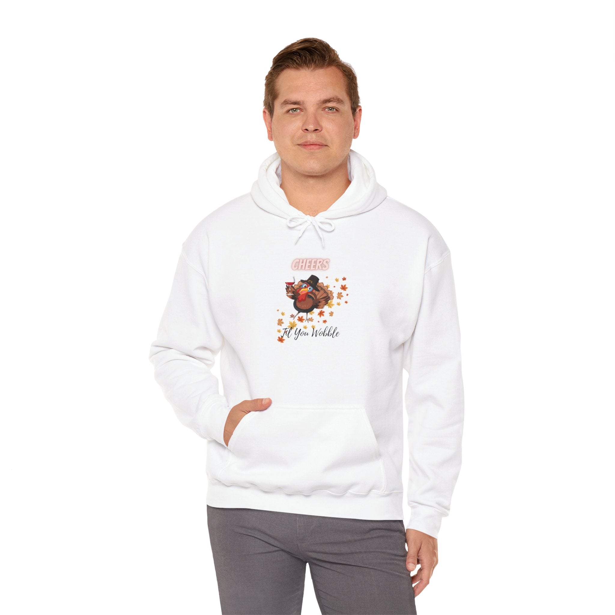 Cheers Til You Wobble Unisex Heavy Blend™ Hooded Sweatshirt