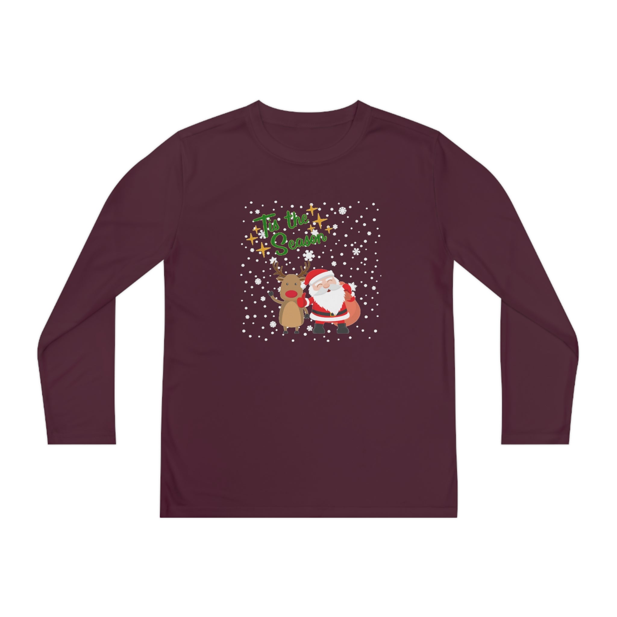 Tis The Season Youth Long Sleeve Competitor Tee