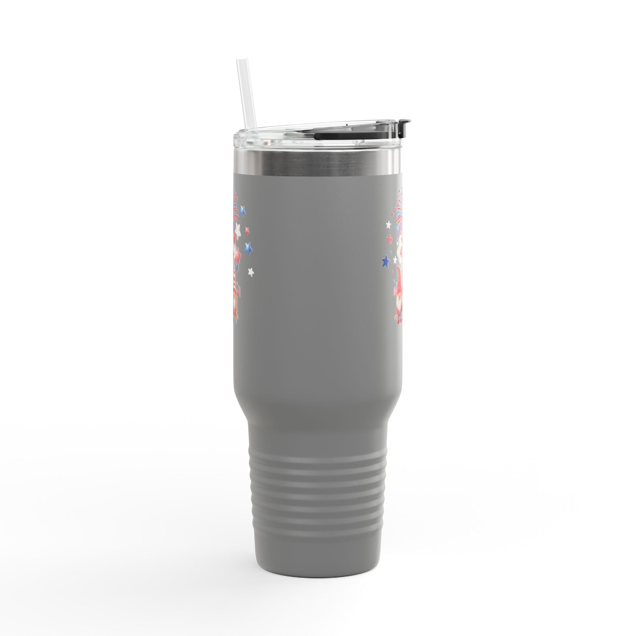 Gnome 4th of July Insulated Travel Mug - 40oz,