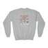 We Wish You A Merry Christmas Boo Youth Crewneck Sweatshirt