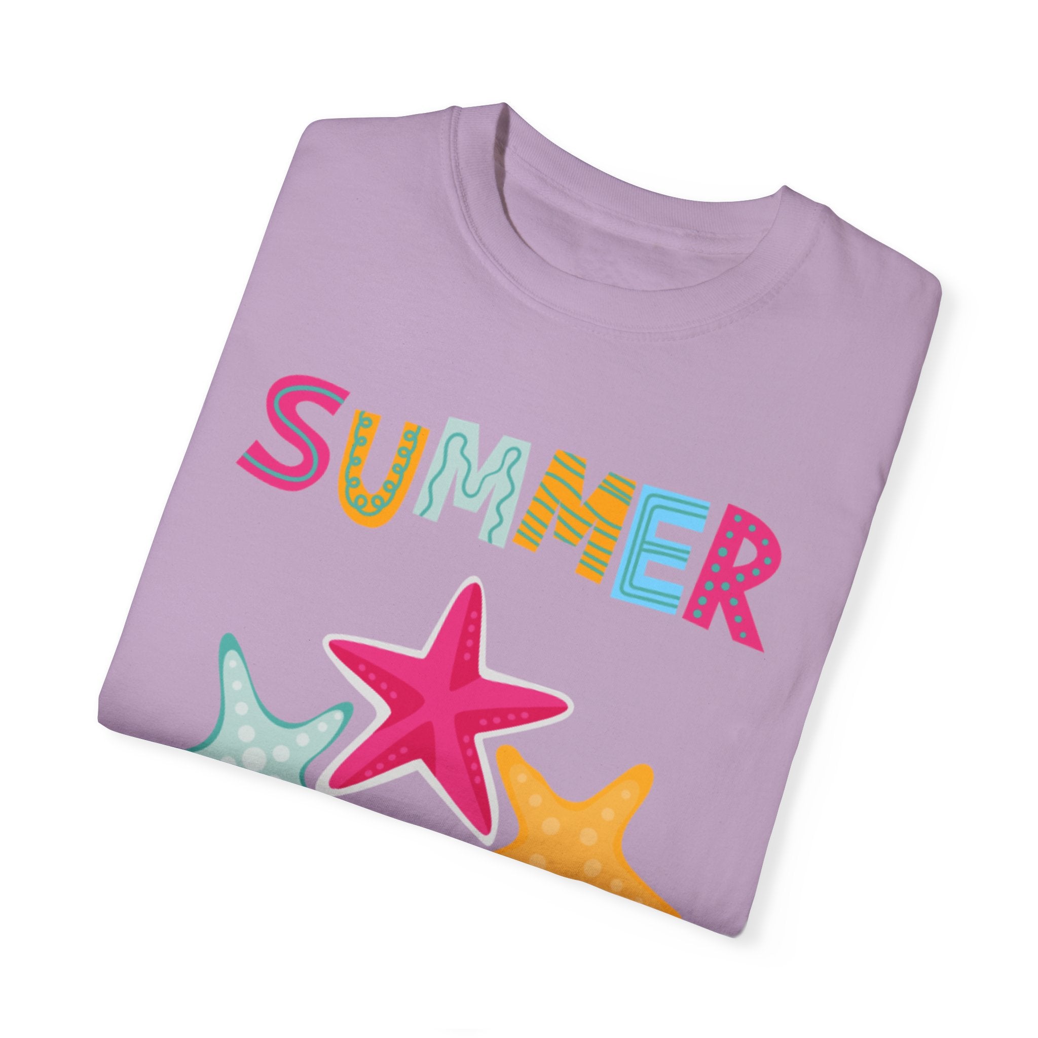 Summer Starfish Unisex Garment-Dyed T-shirt