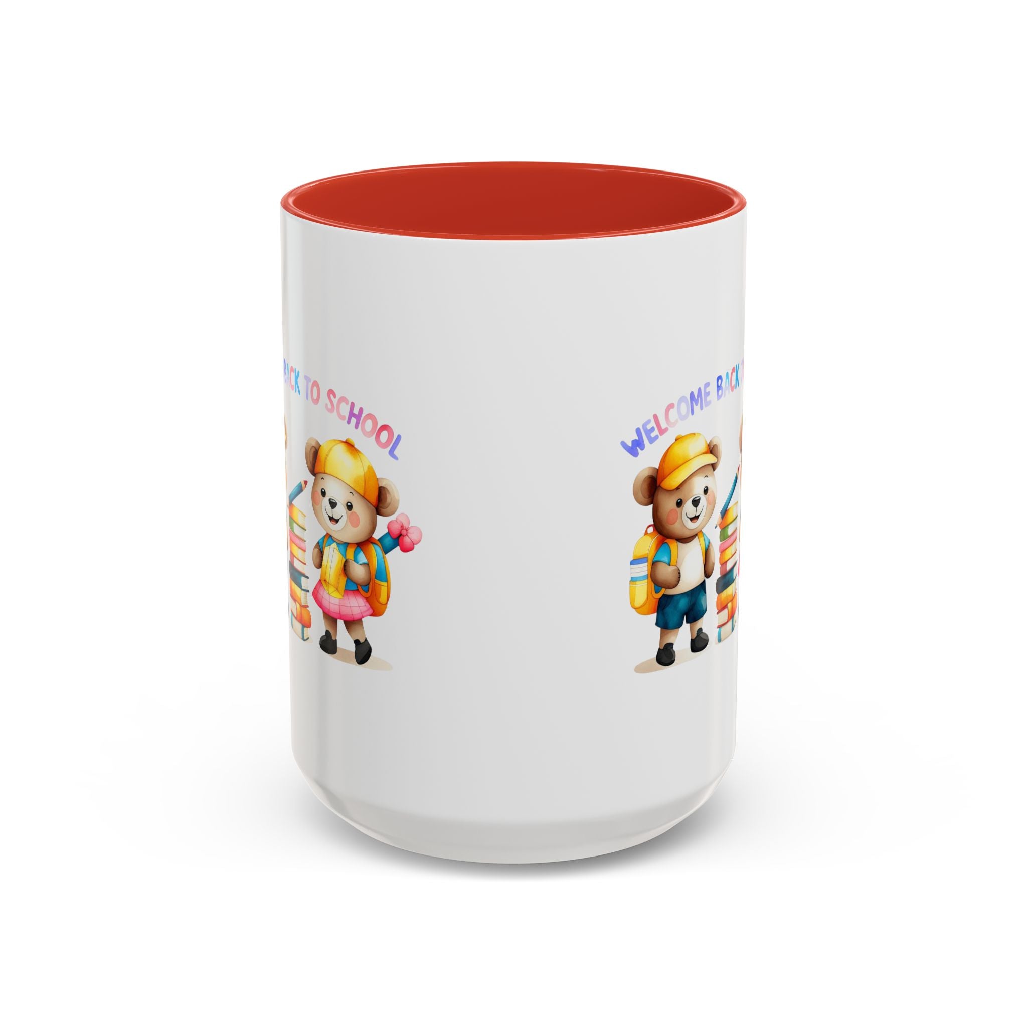 Welcome Back to School Bear Coffee Mug - 11oz, 15oz