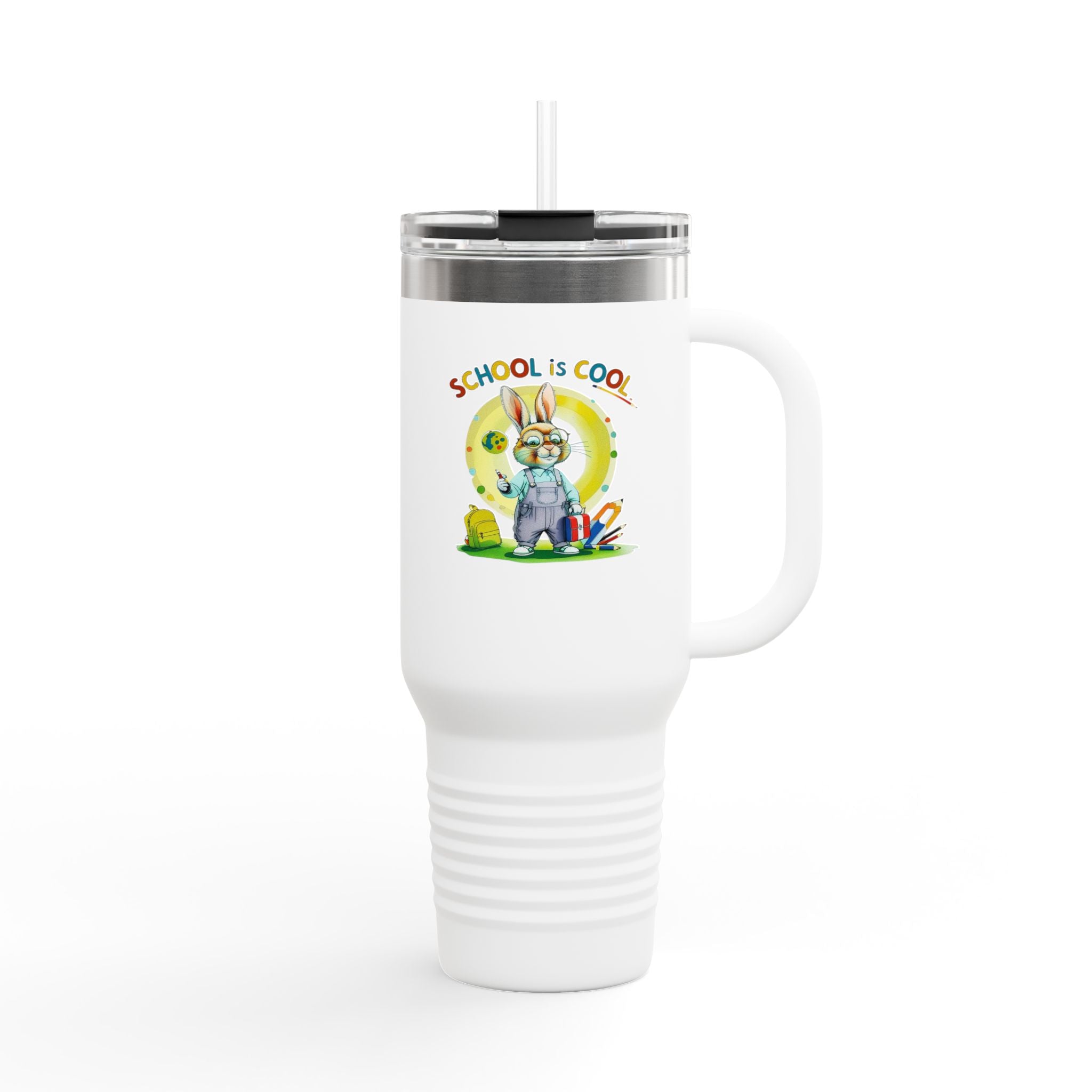 School is Cool Insulated Travel Mug for Students, 40oz