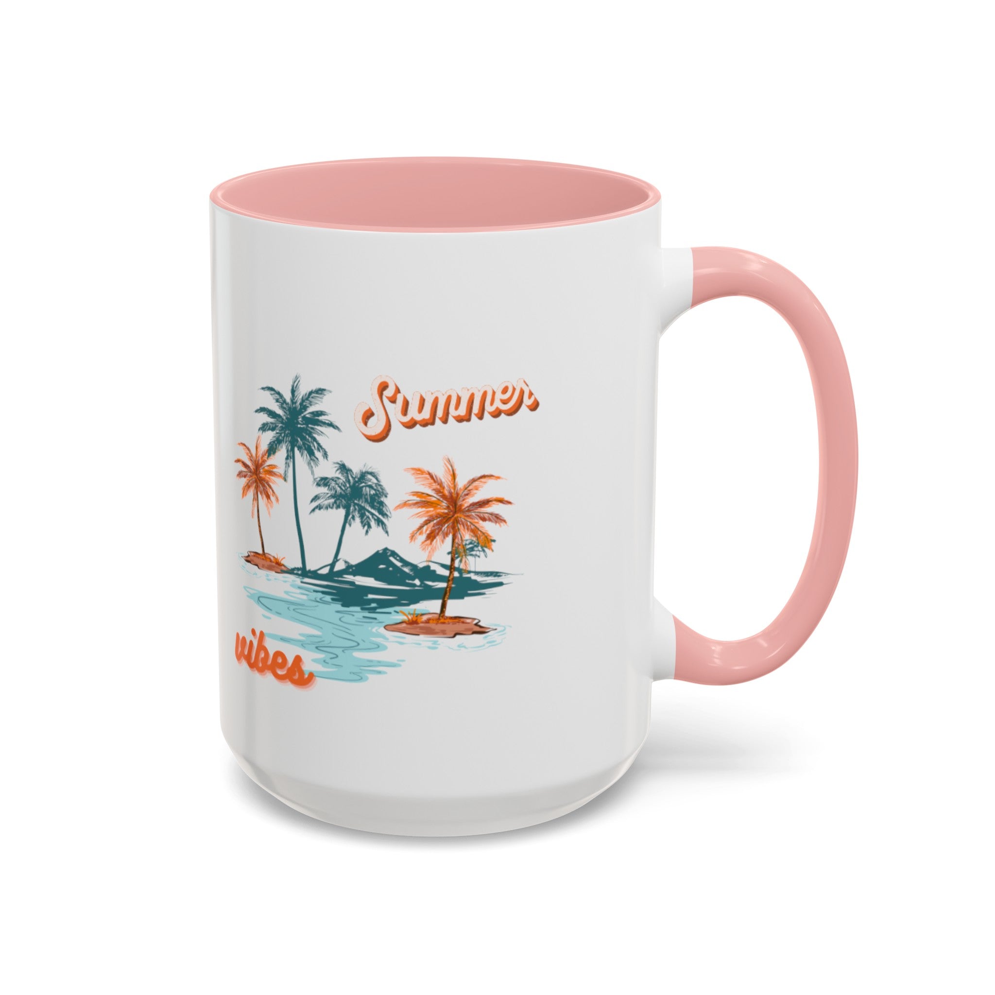 Summer Season Vibes Accent Coffee Mug (11, 15oz)