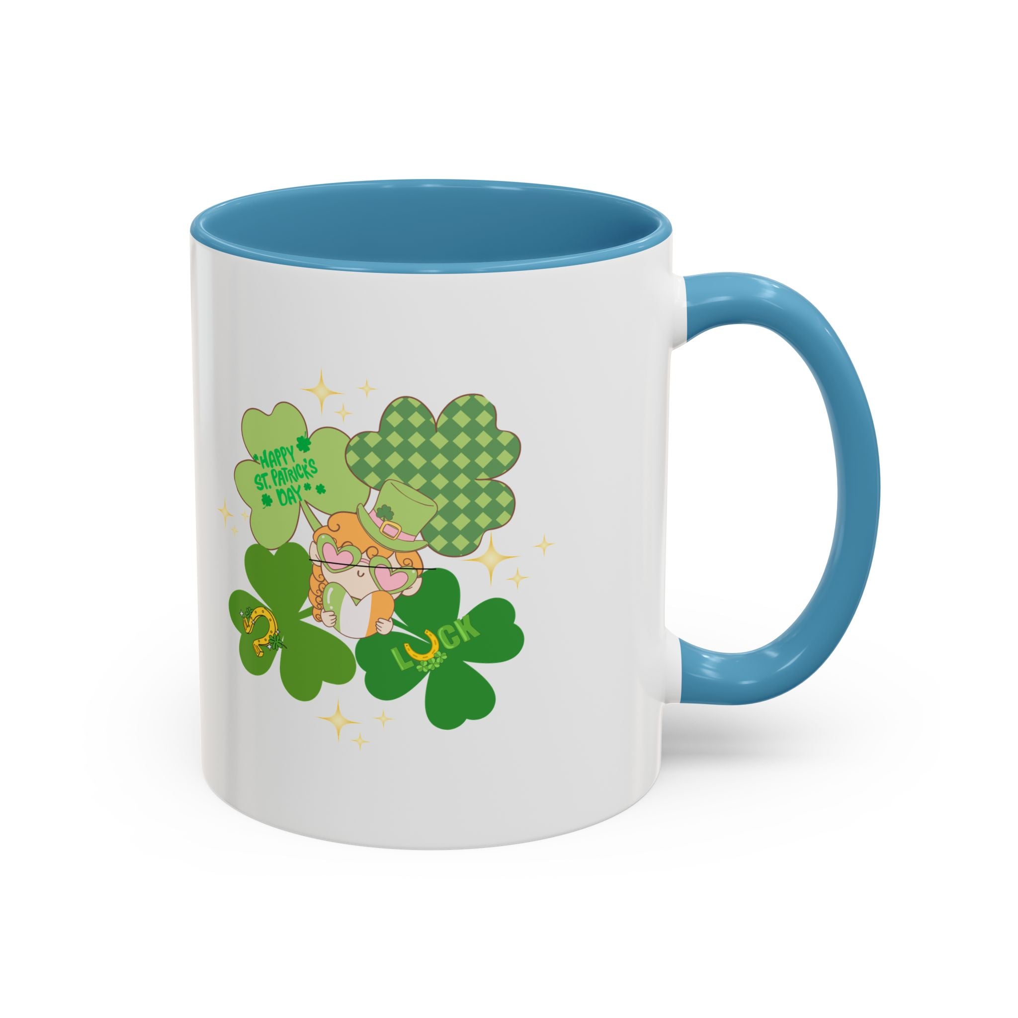 Retro St. Paddy's Day Accent Coffee Mug - 11oz & 15oz