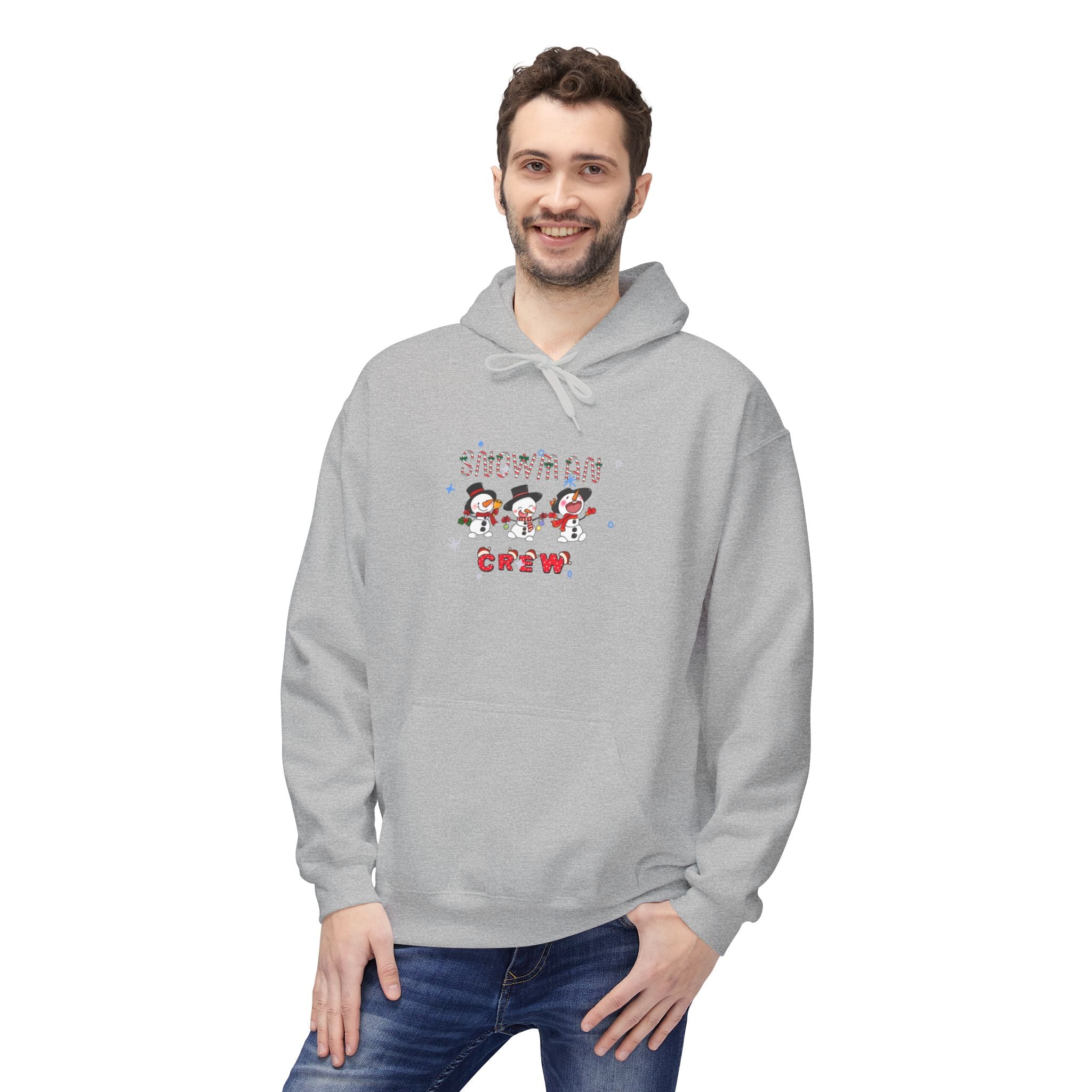 Snowman Crew Unisex Midweight Softstyle Fleece Hoodie