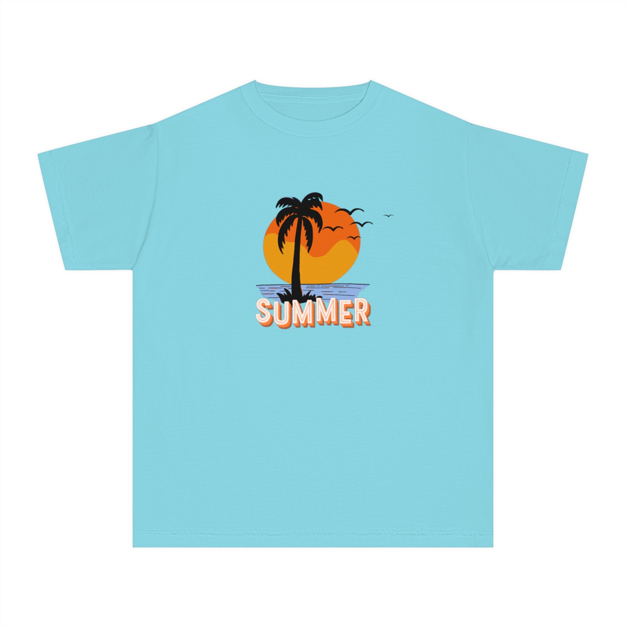 Summer Sunset Youth Midweight Tee