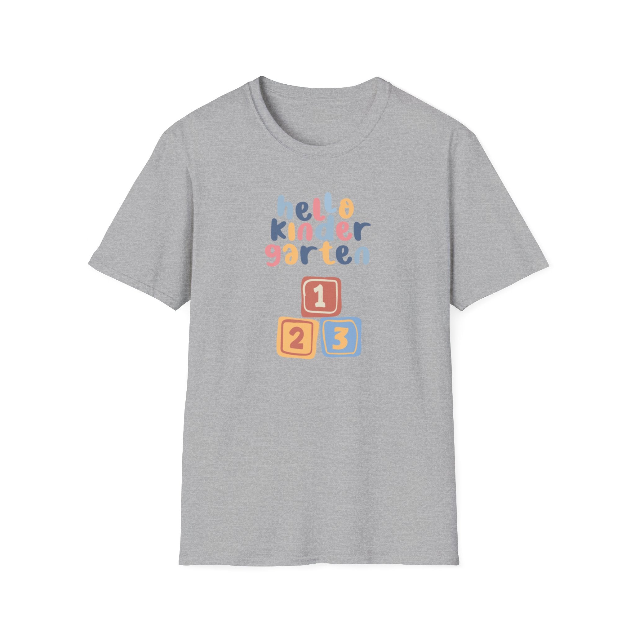 Hello Kindergarten Unisex Softstyle T-Shirt