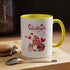 Gnome Valentine's Day Accent Coffee Mug (11, 15oz)