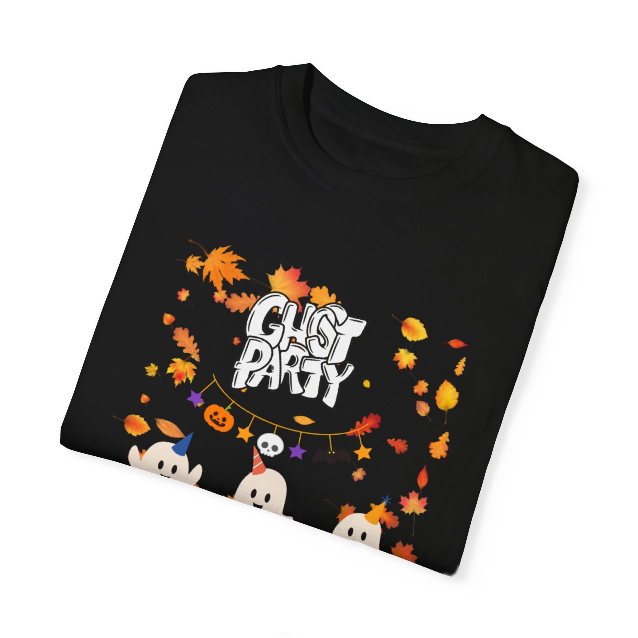 Ghost Party Unisex Garment-Dyed T-shirt