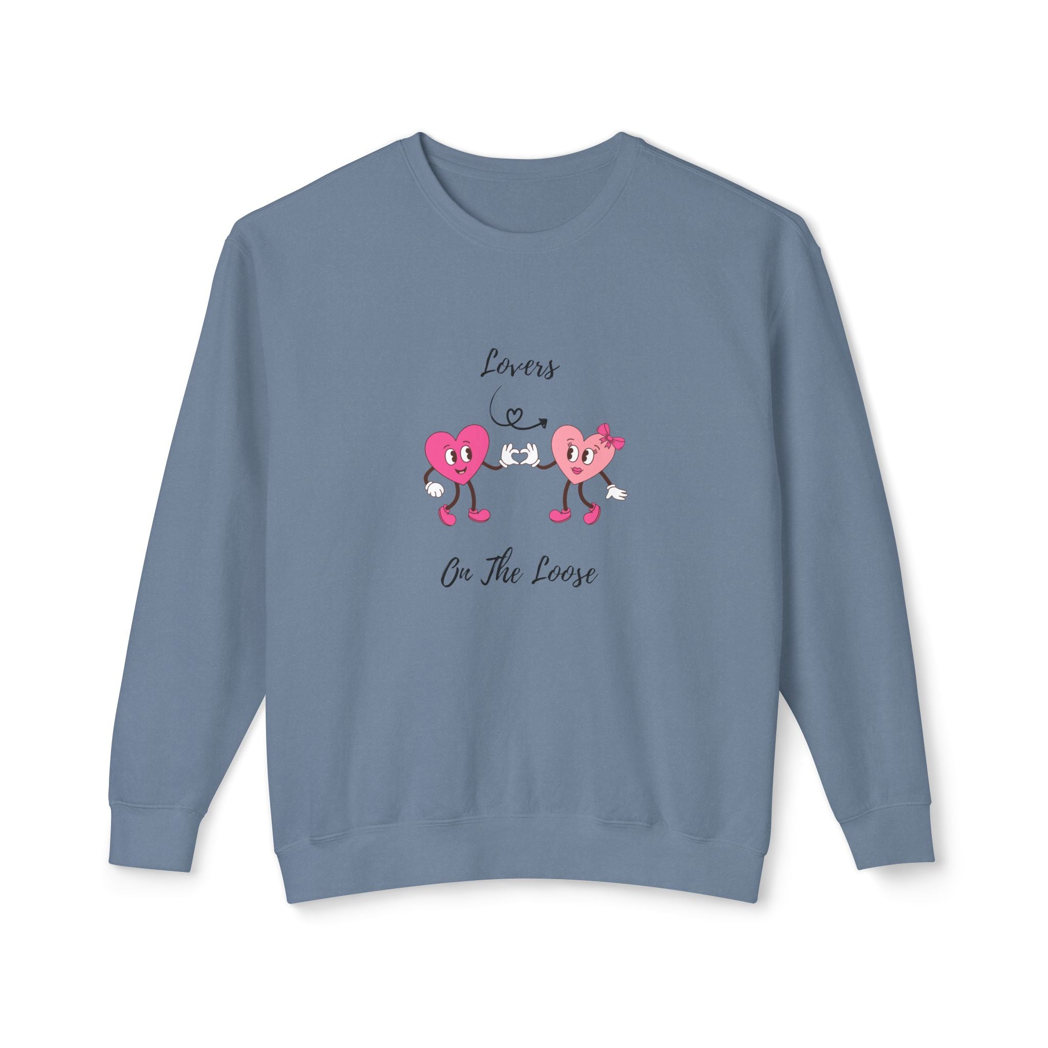Lovers On The Loose Unisex Lightweight Crewneck Sweatshirt