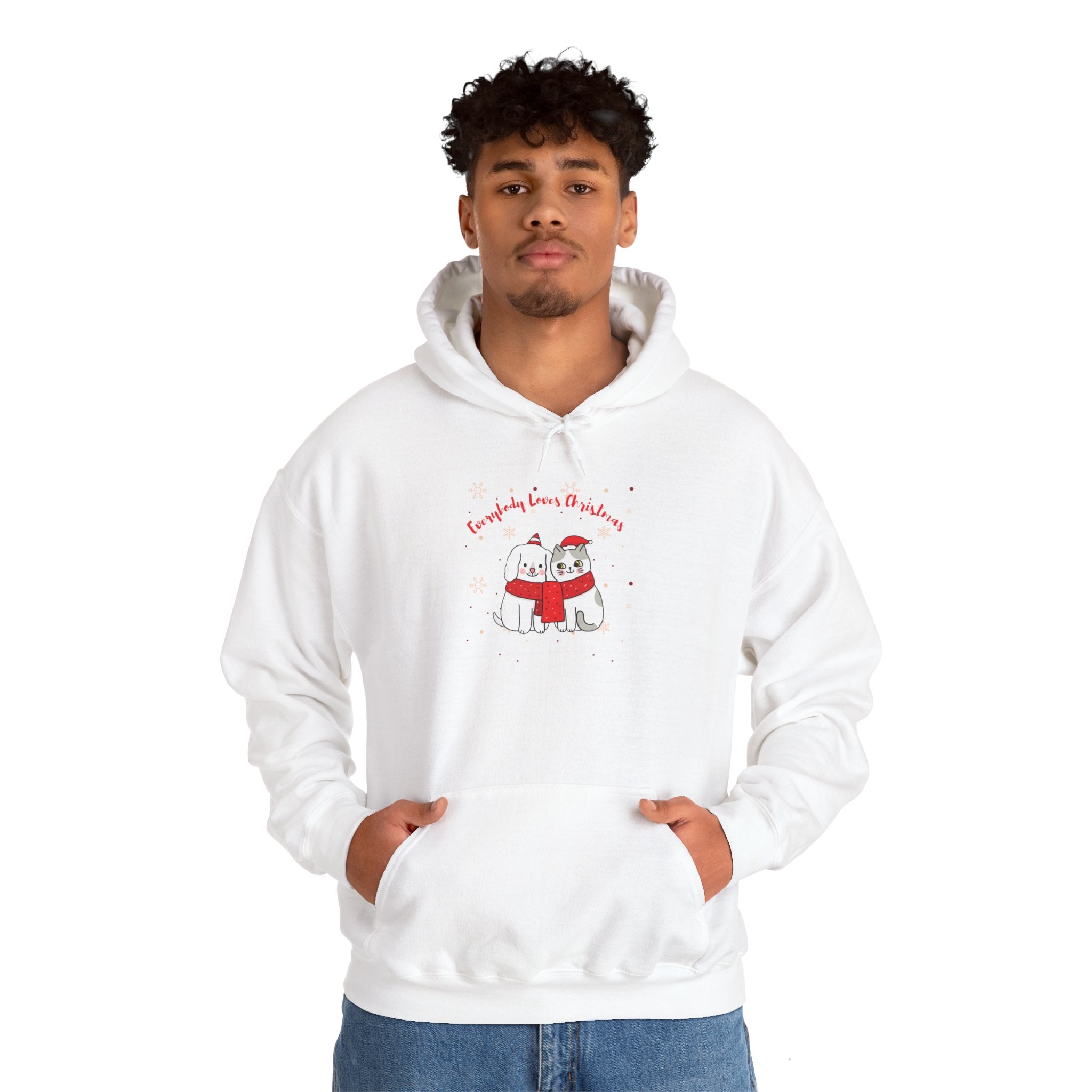 Everybody Loves Christmas Unisex Heavy Blend™ Hooded Sweatshirt