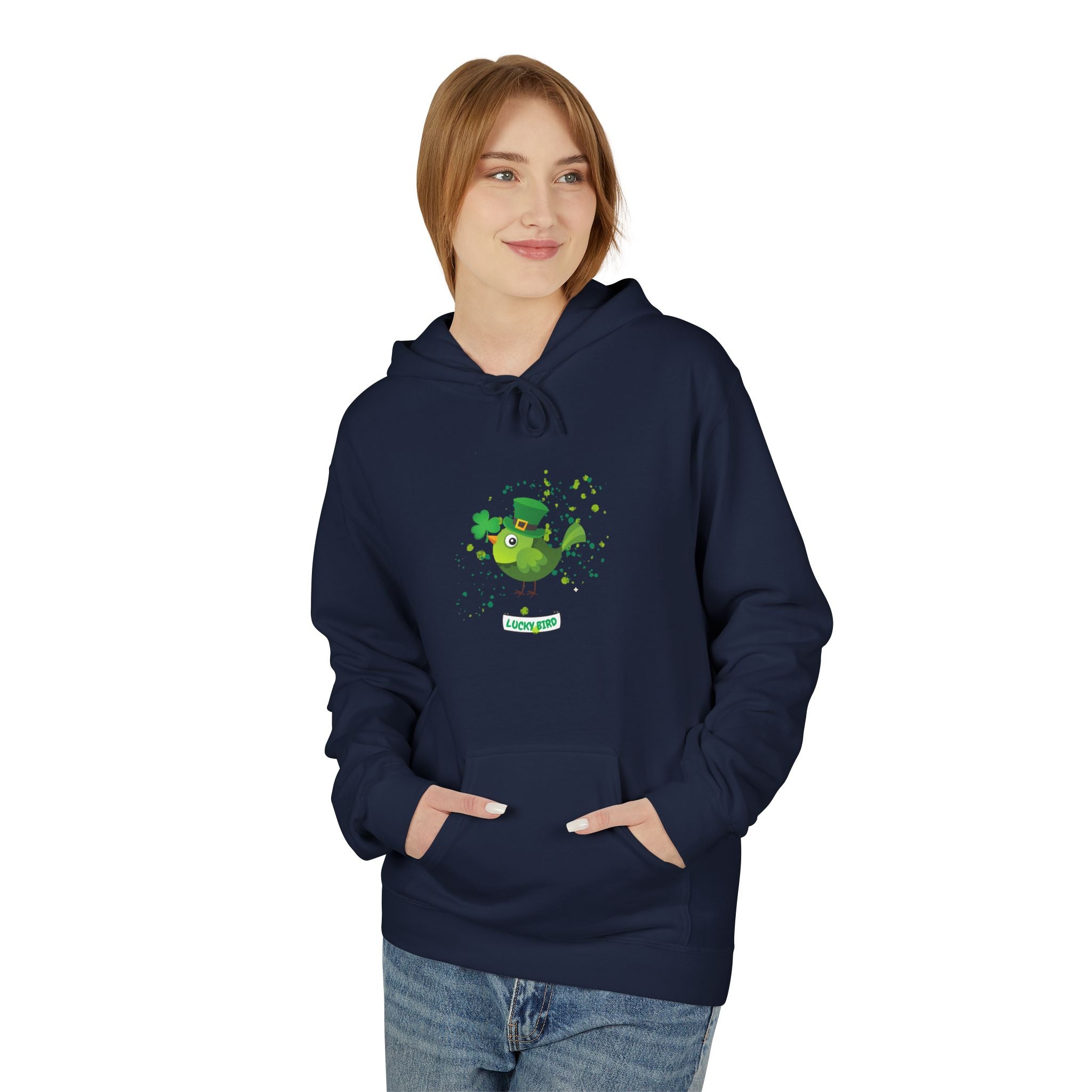 Lucky Bird Fleece Hoodie -