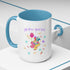 Little Miss April Fool's  Day Accent Coffee Mug - Fun & Whimsical 11oz/15oz