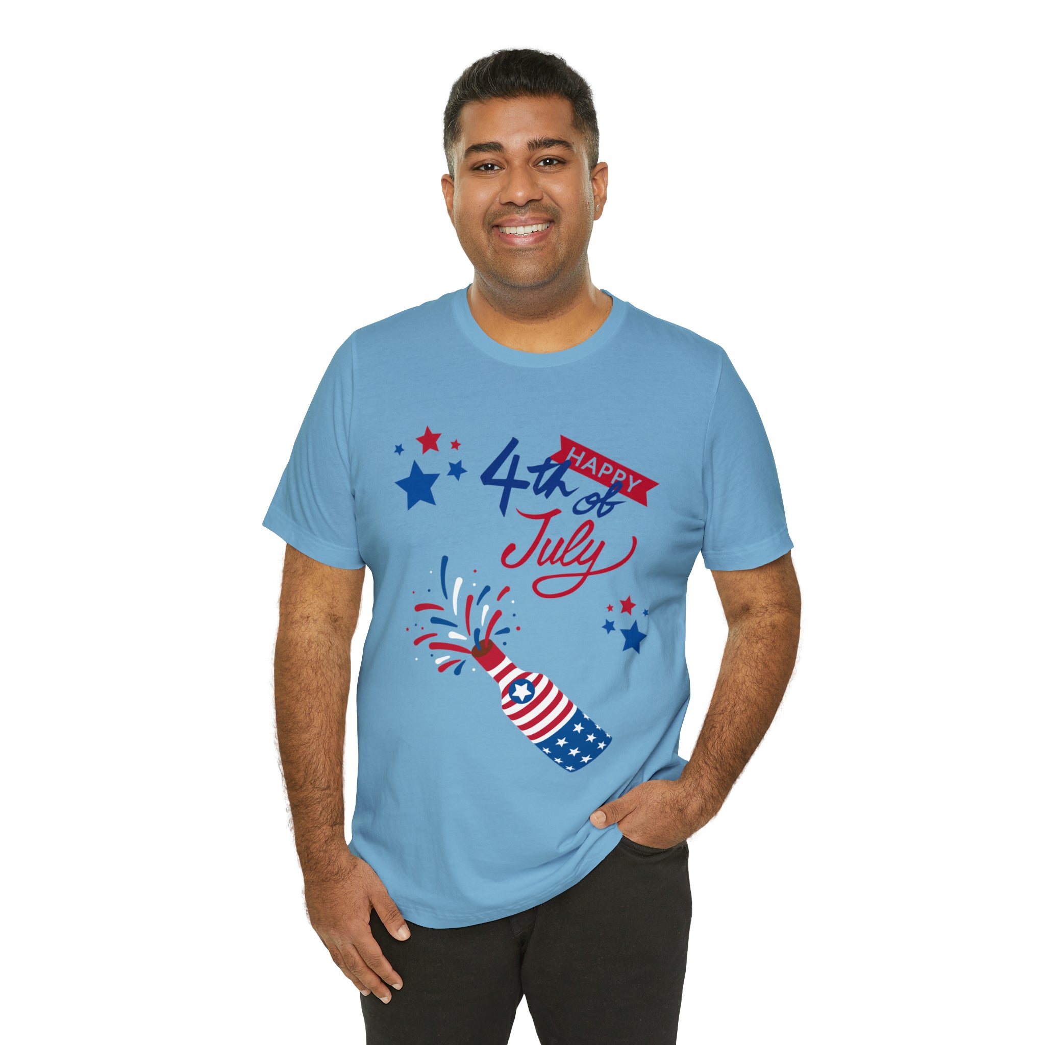 Happy 4th Of July Celebration Unisex Jersey Short Sleeve Tee