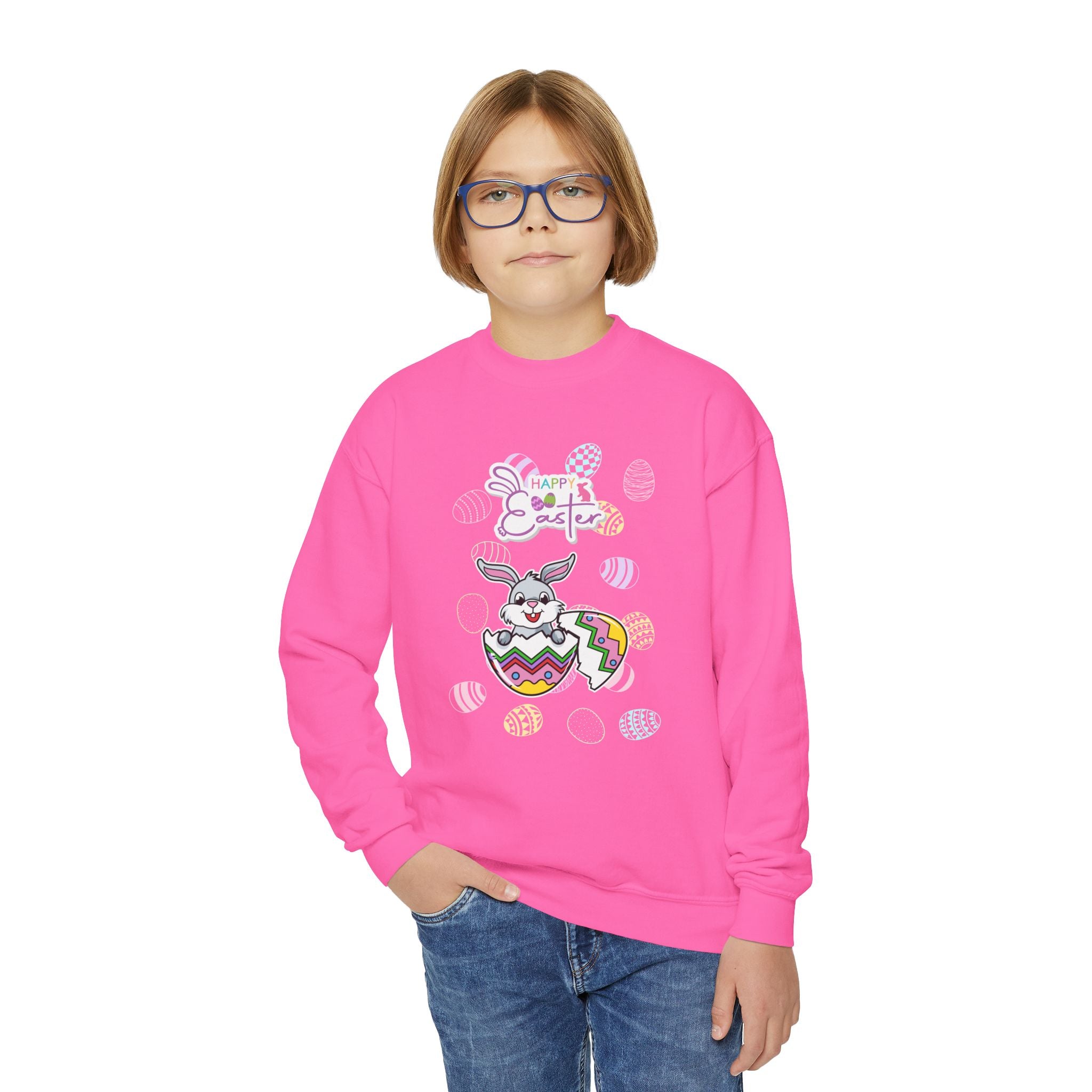 Easter Greetings Youth Crewneck Sweatshirt