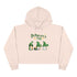 St Patty's Day Gnome Crop Hoodie