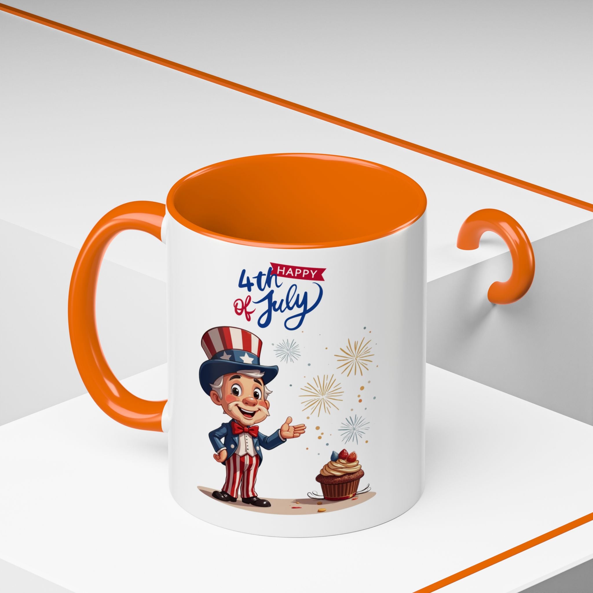 Uncle Sam Happy 4th of July Coffee Mug