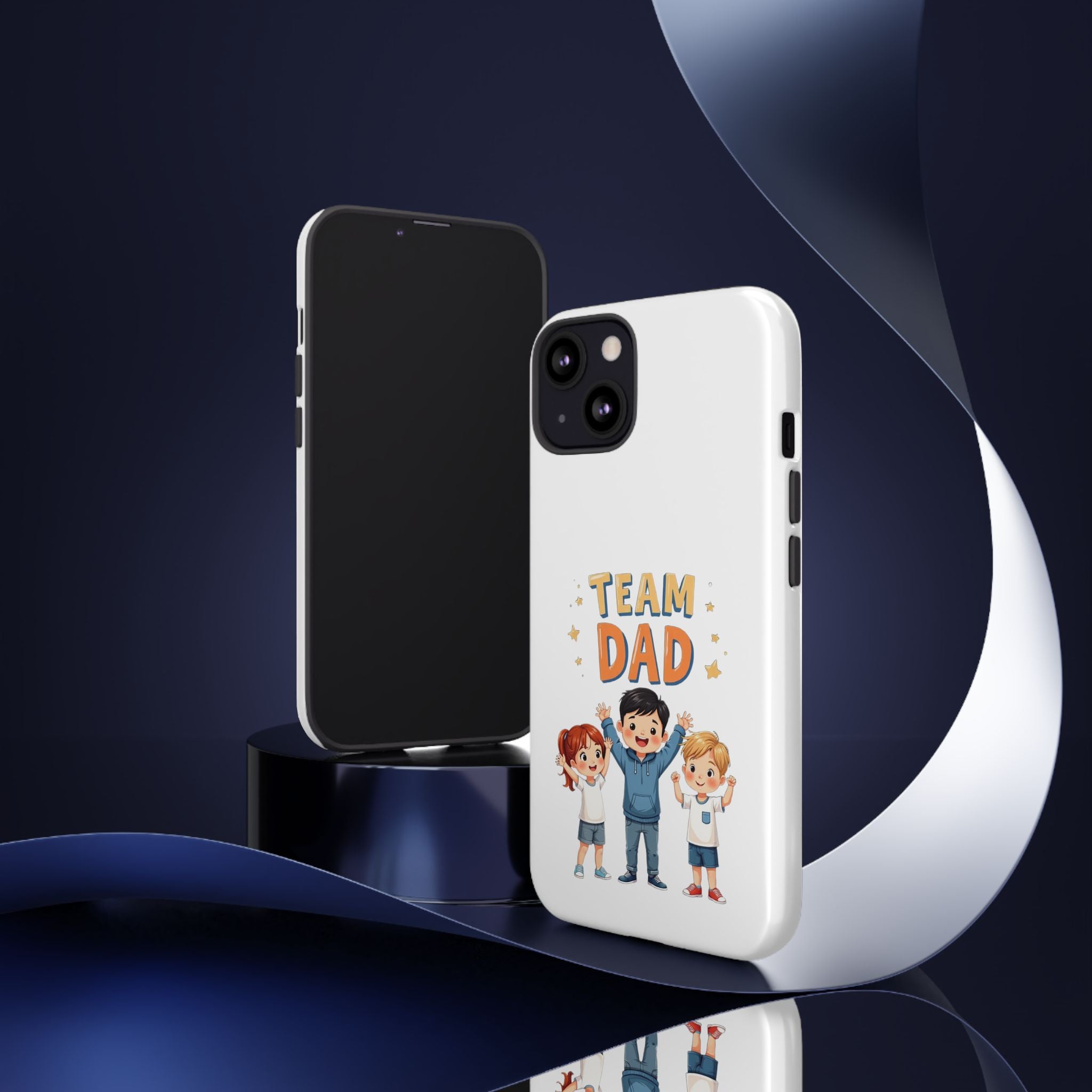 Team Dad Phone Case, Fun Gift for Fathers, Durable Phone Protector, Cute Dad Team Merchandise, Father's Day Special