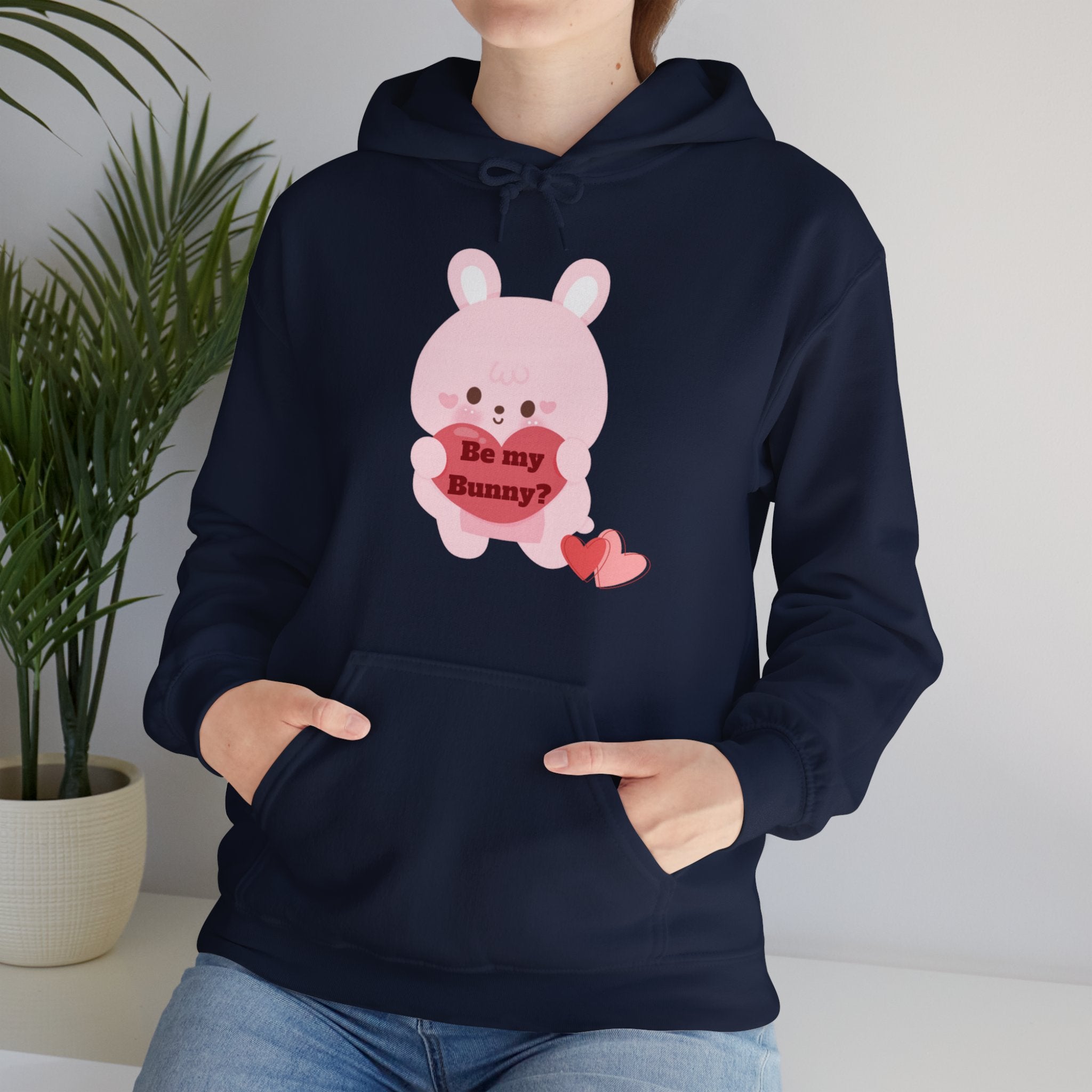 V-Day Bunny Unisex Heavy Blend™ Hooded Sweatshirt