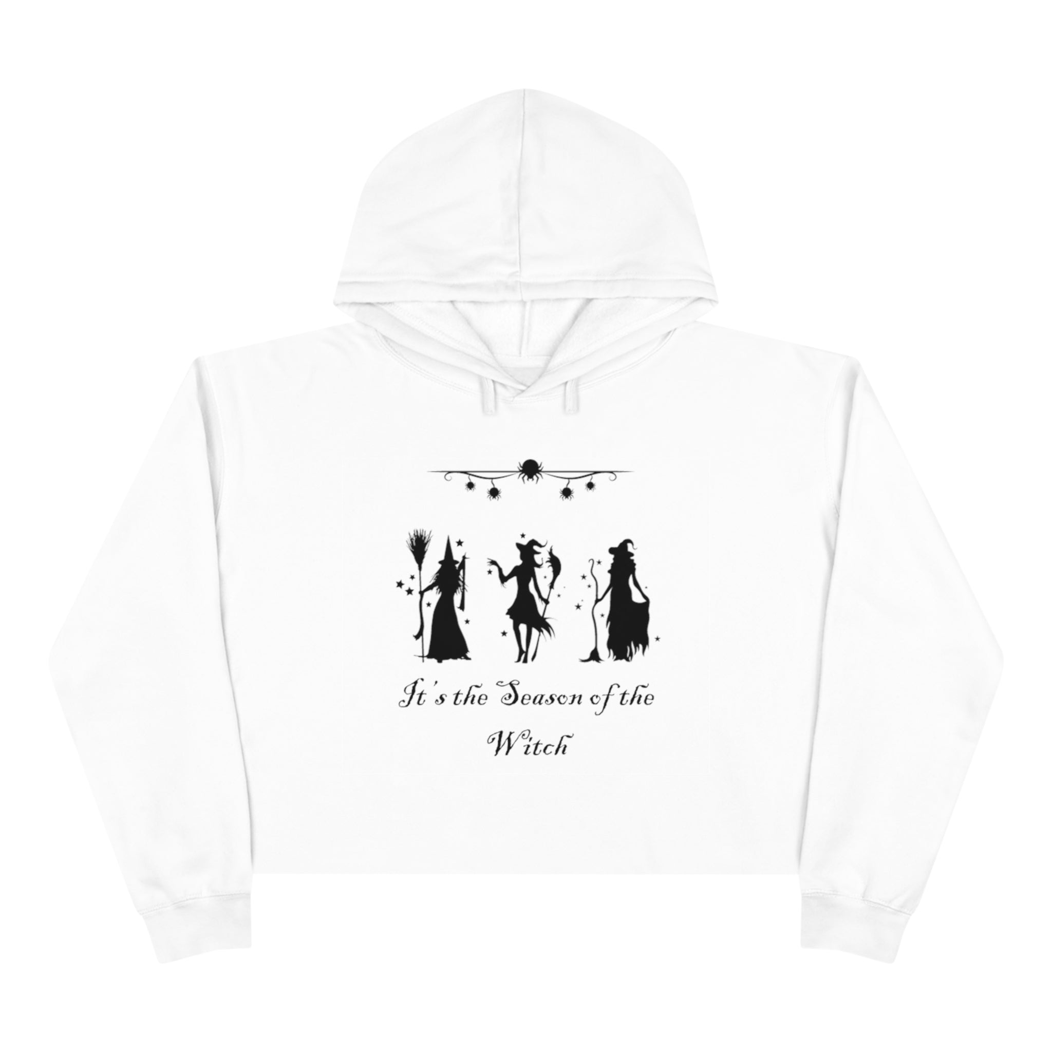 It's The Season of the Witch Crop Hoodie
