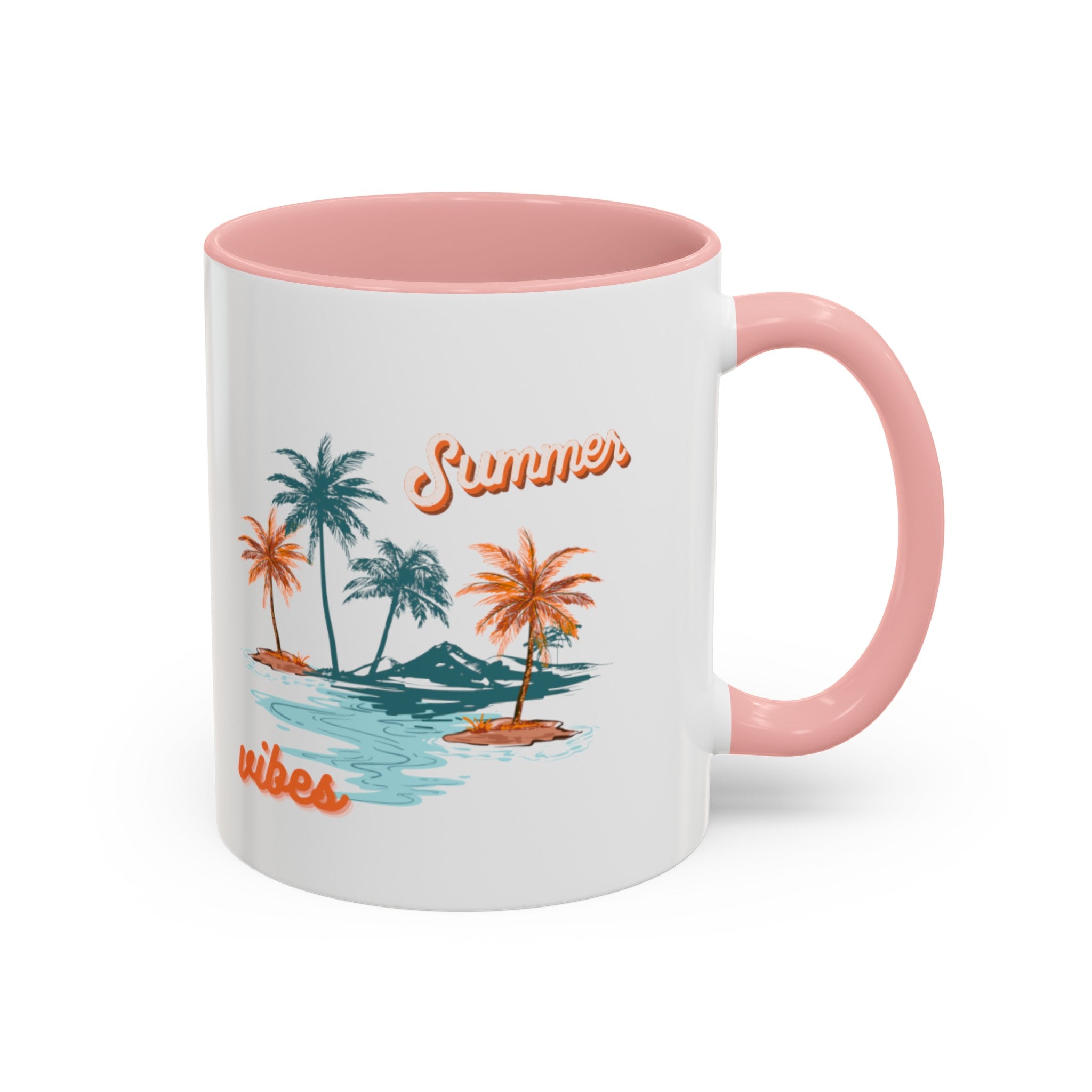 Summer Season Vibes Accent Coffee Mug (11, 15oz)