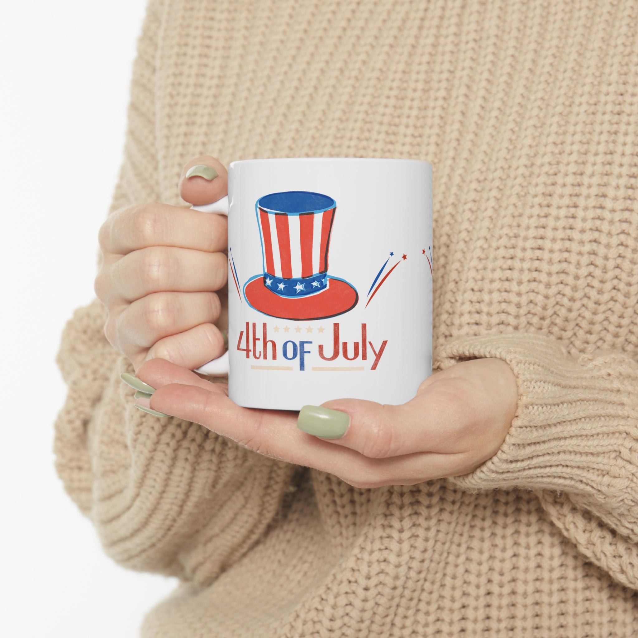 4th Of July Ceramic Mug 11oz