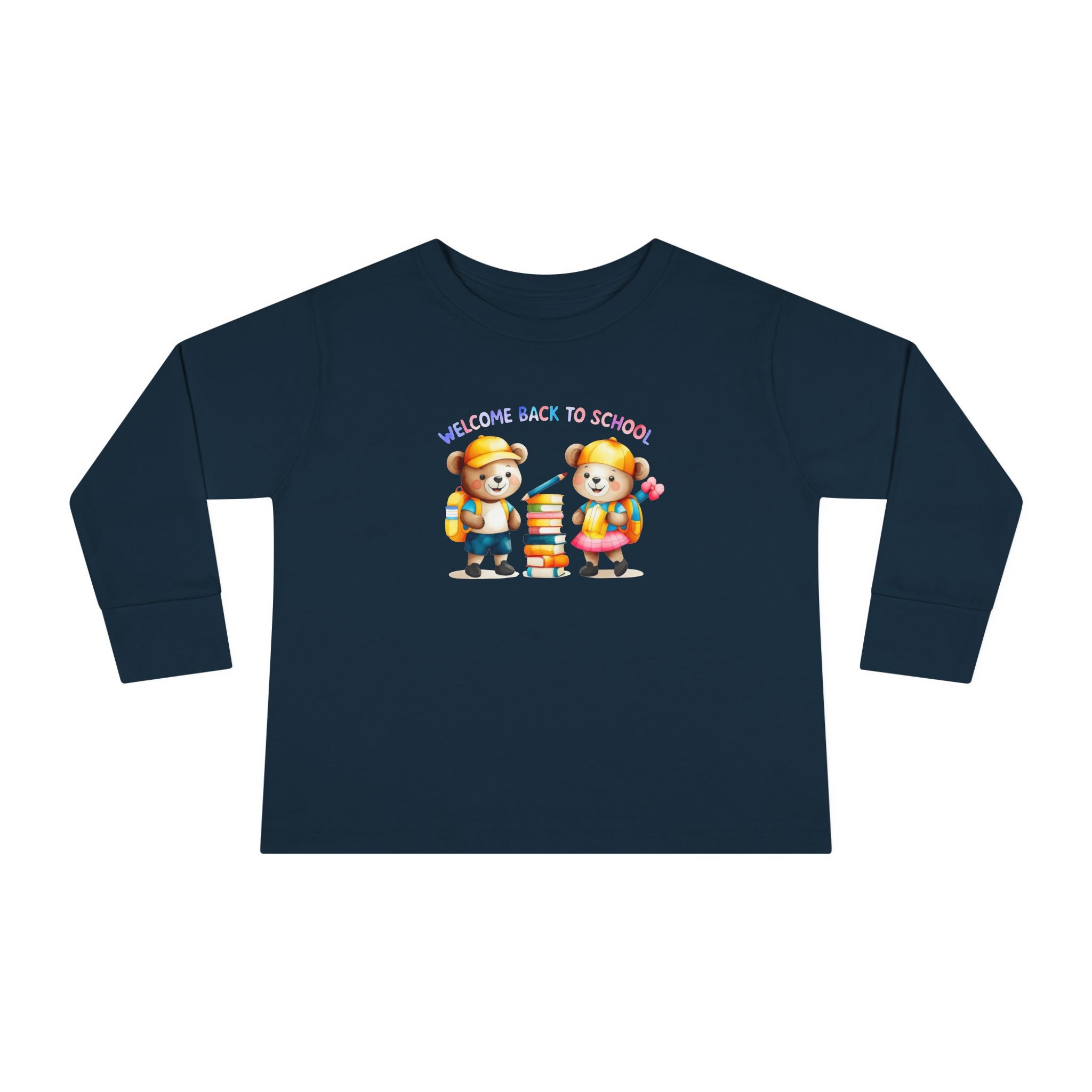 Welcome Back to School Toddler Long Sleeve Tee