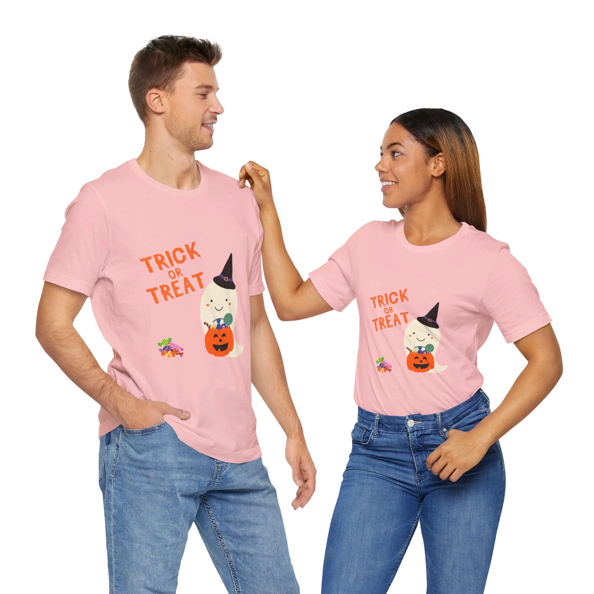 Trick or Treat Unisex Jersey Short Sleeve Tee