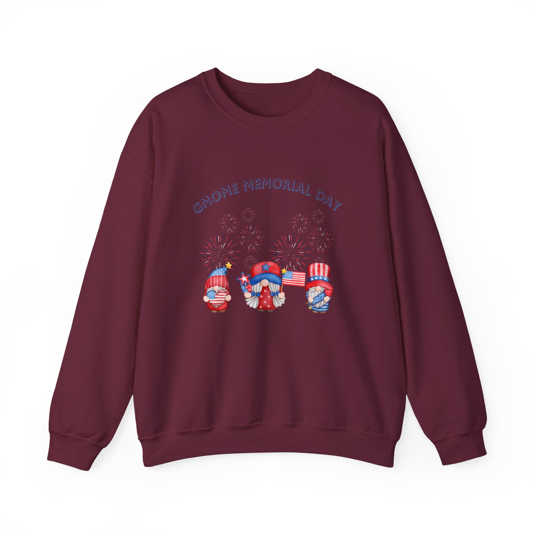 Gnome Memorial Day  Sweatshirt, Unisex Crewneck