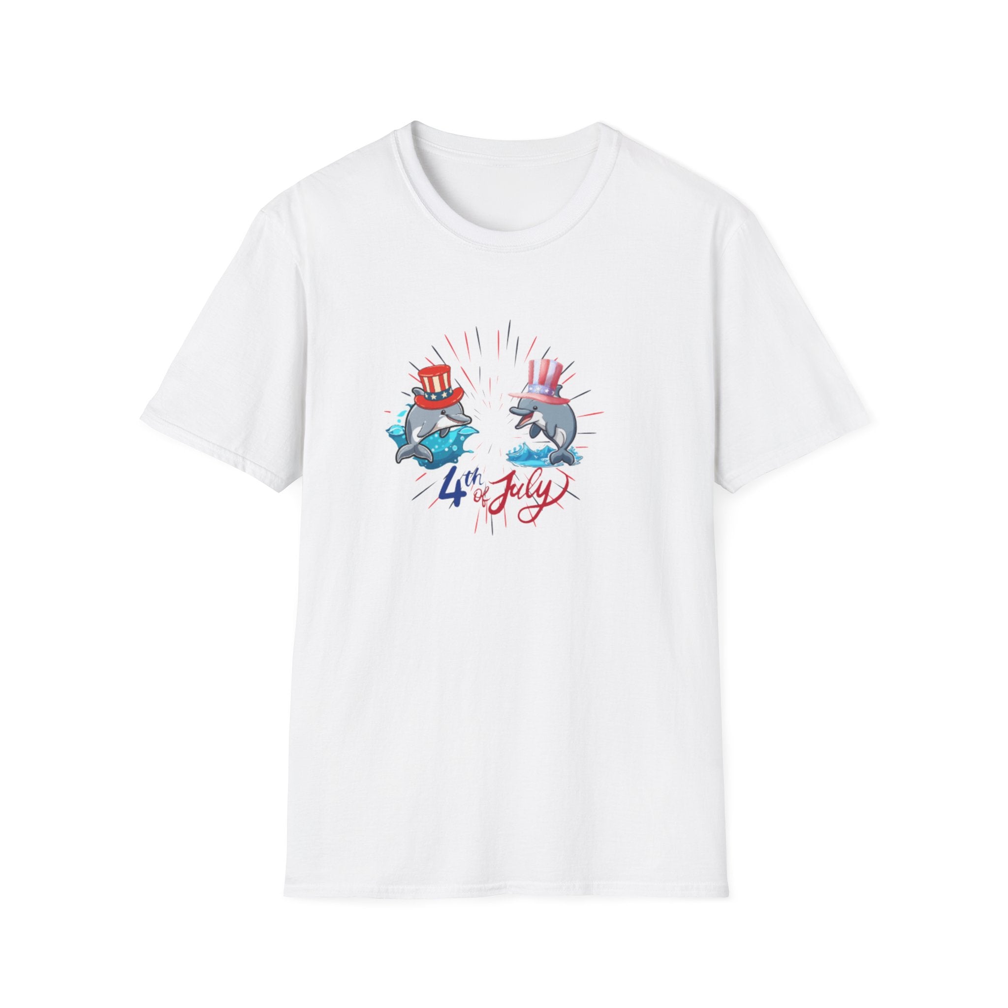 Splash 4th Of July Unisex Softstyle T-Shirt