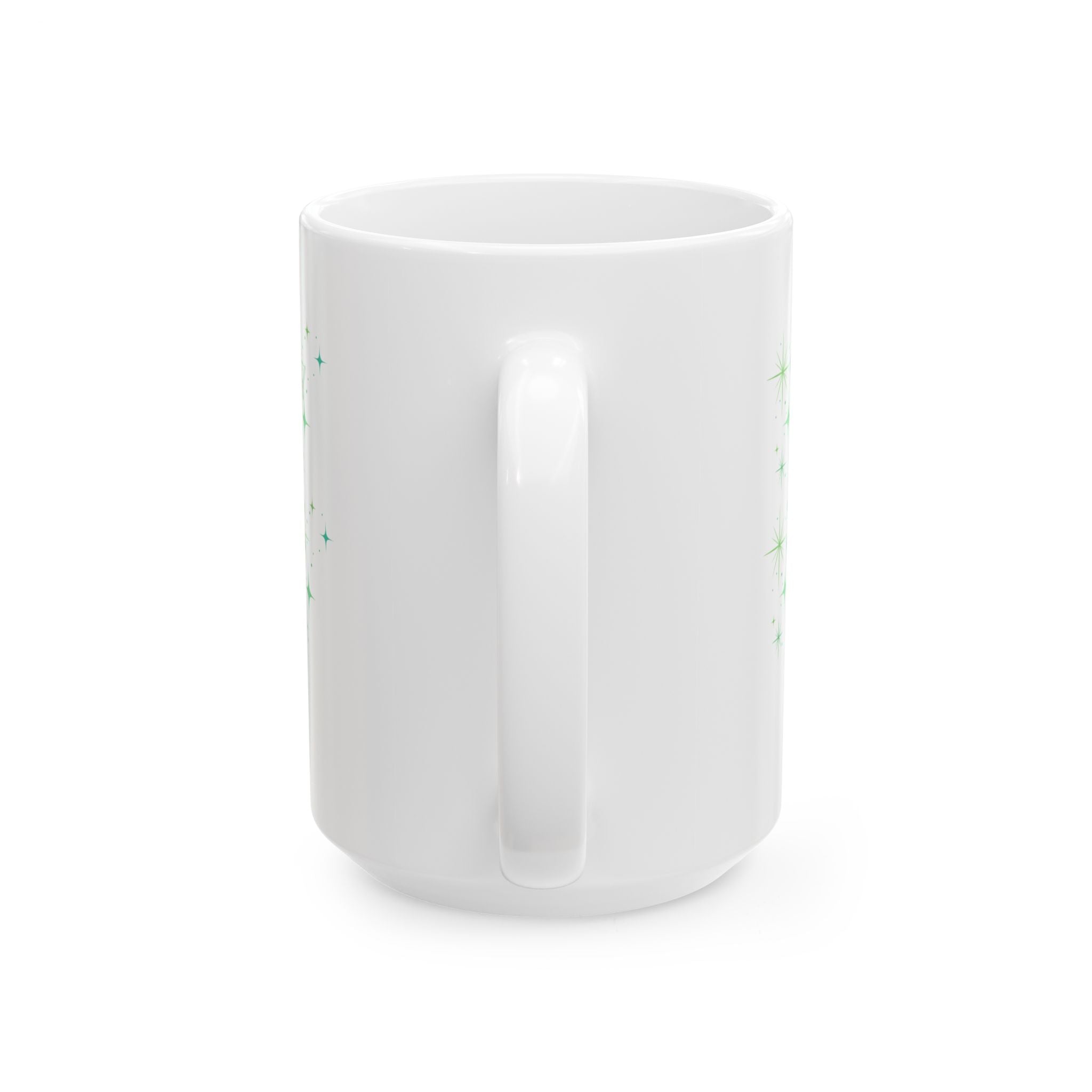 Kiss Me I'm Irish Cat Ceramic Mug