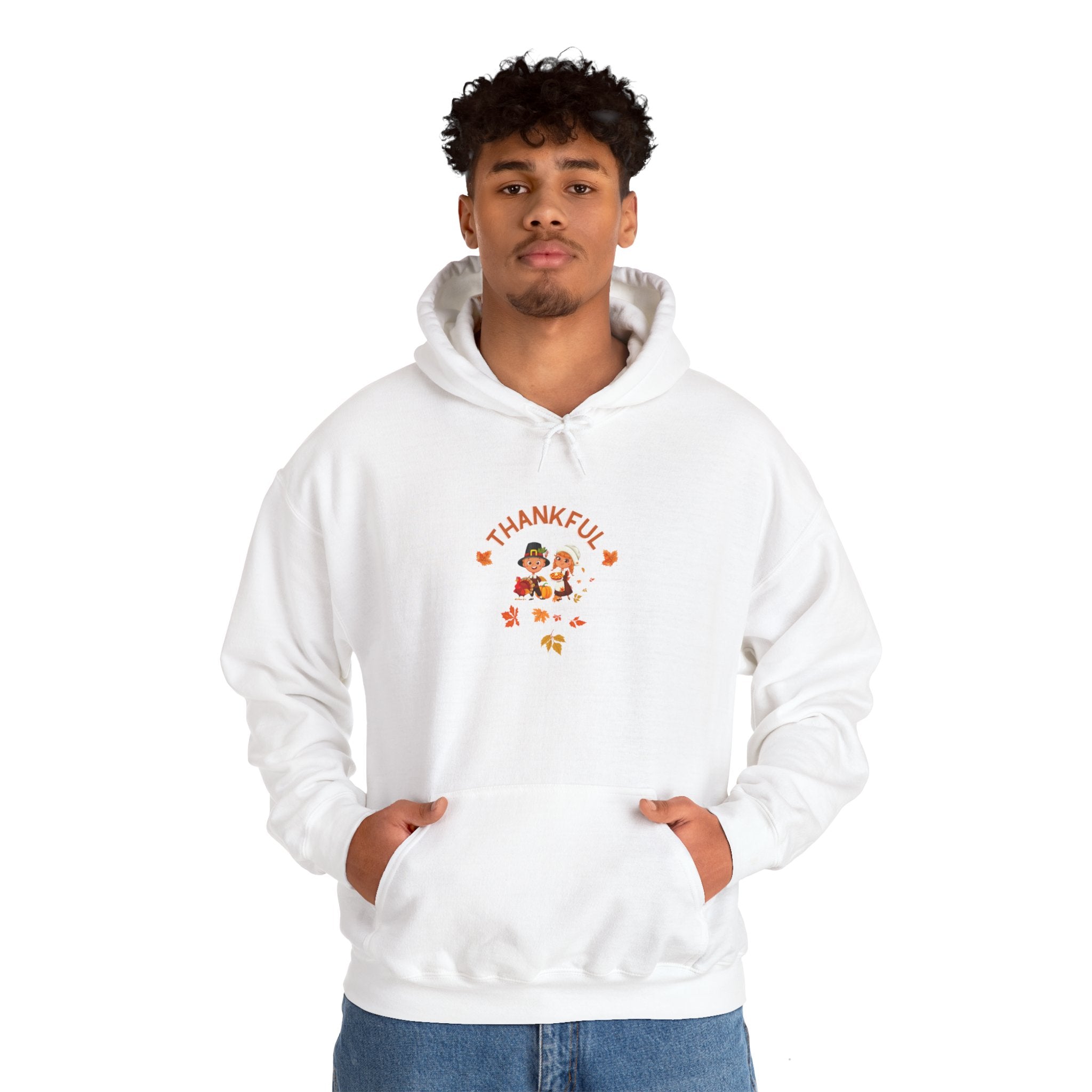 Pilgrims Turkey Day Unisex Heavy Blend™ Hooded Sweatshirt