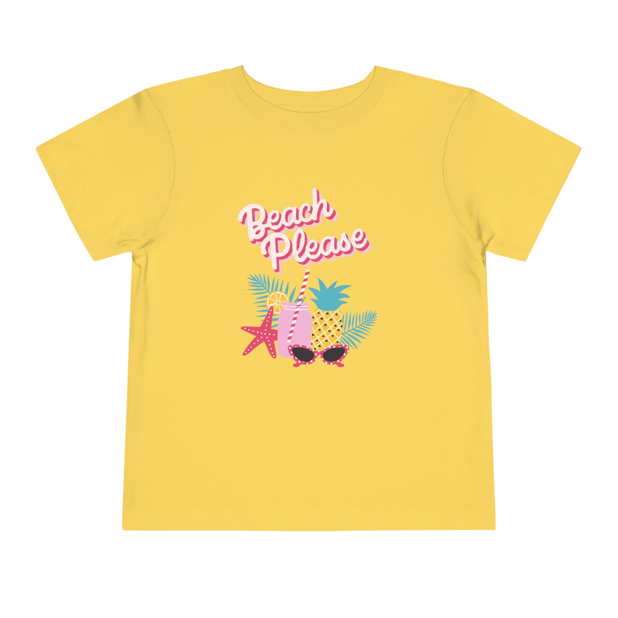 Beach Please Toddler Short Sleeve Tee