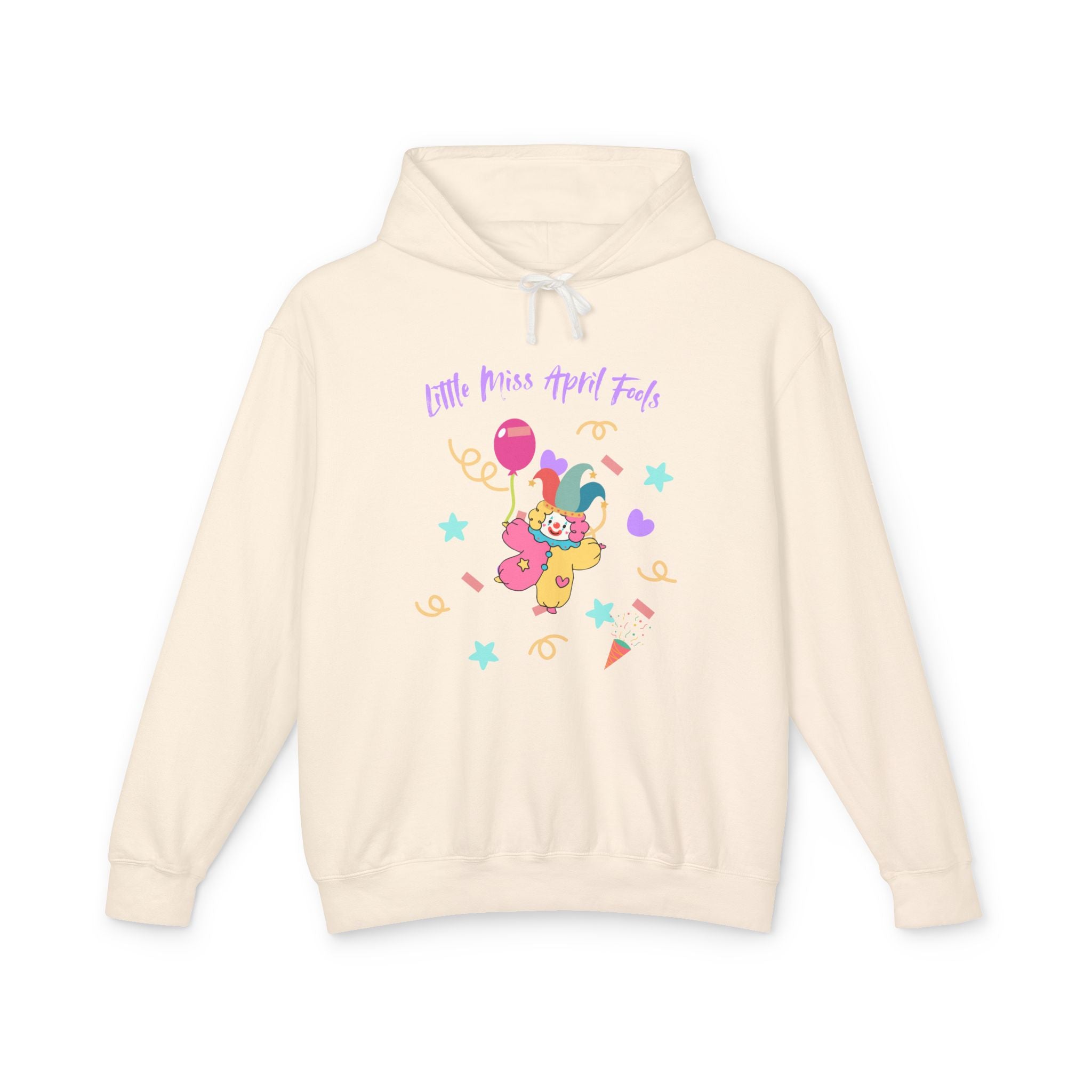 Little Miss April Fool's Day Unisex Lightweight Hooded Sweatshirt