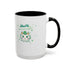 Kiss Me I'm Irish Cat  Accent Mug