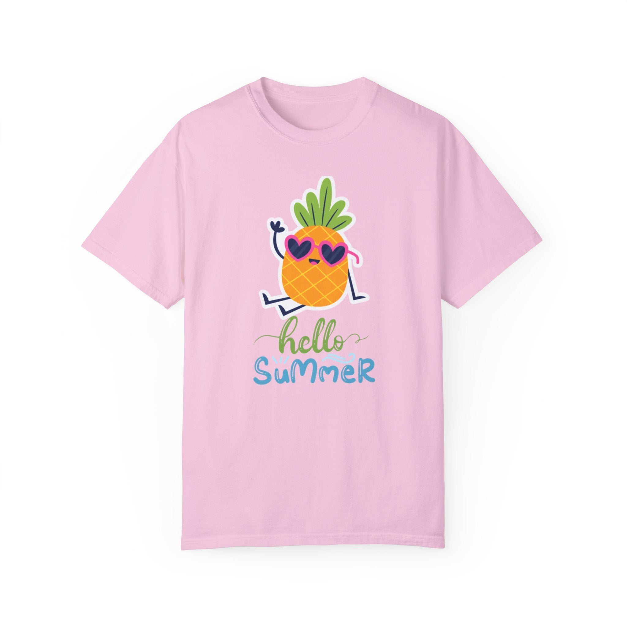 Hello Summer Fun Unisex Garment-Dyed T-shirt
