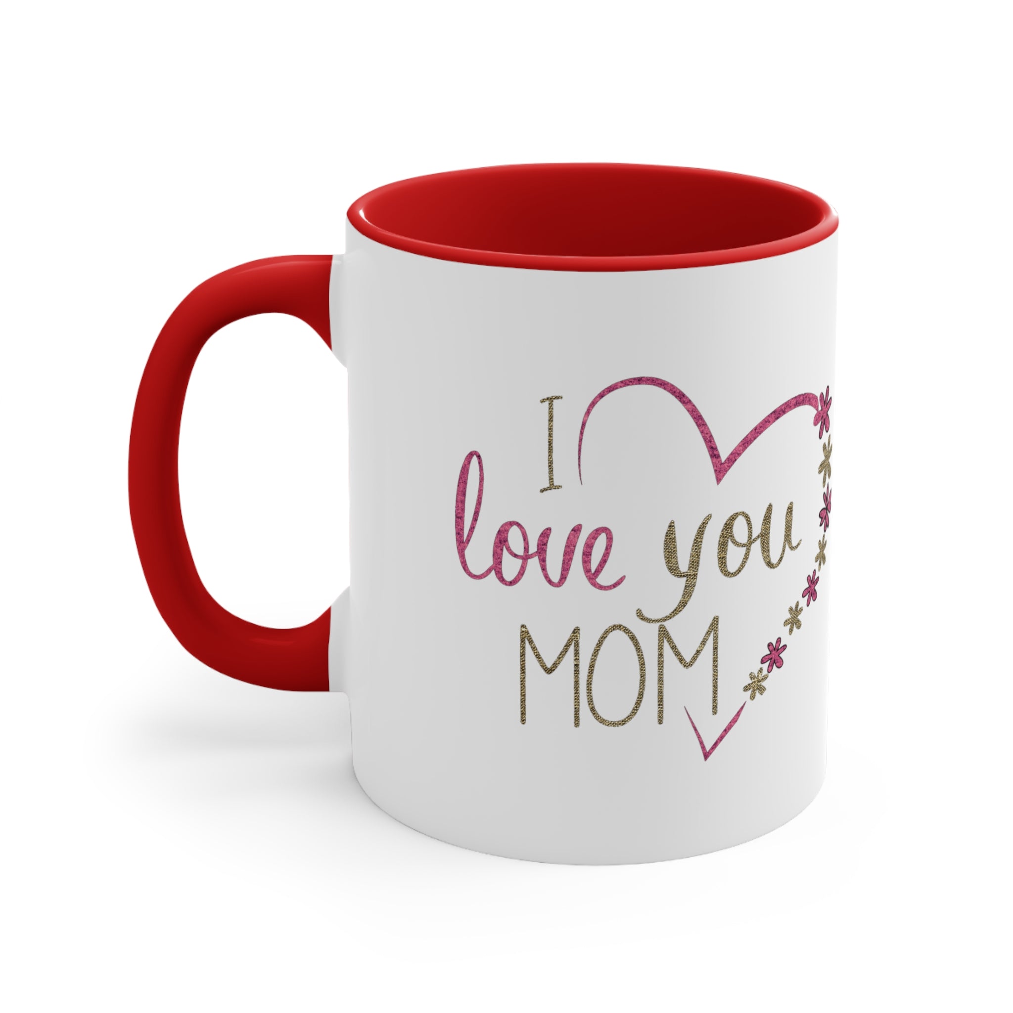 Mom, Happy Mother's Day Accent Coffee Mug, 11oz