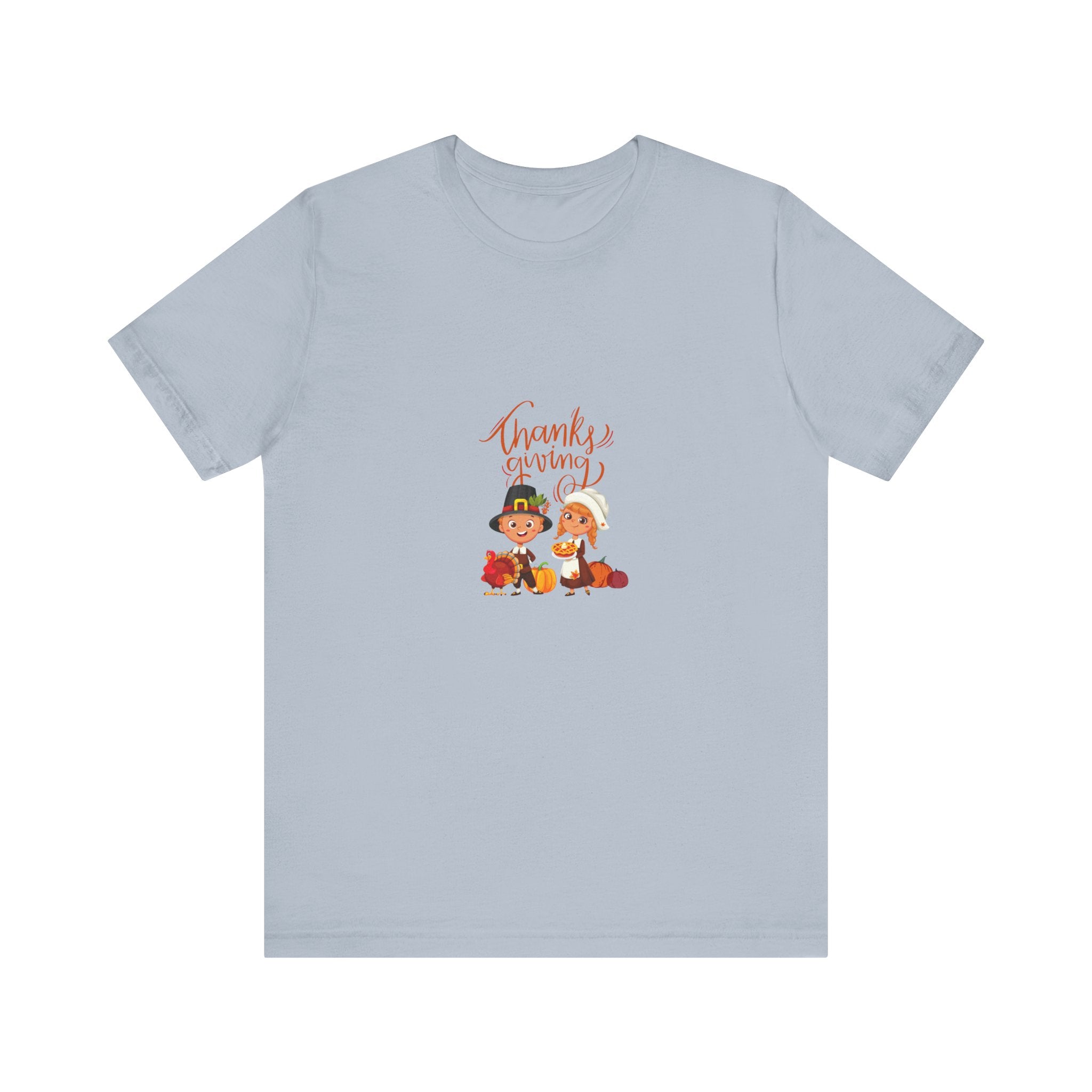 Happy Thanksgiving Unisex Jersey Short Sleeve Tee