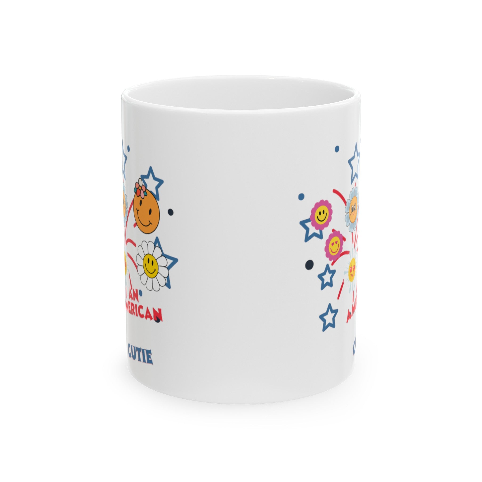 An American Cutie Ceramic Mug, (11oz, 15oz)