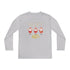 Santa's Holiday Party Youth Long Sleeve Competitor Tee